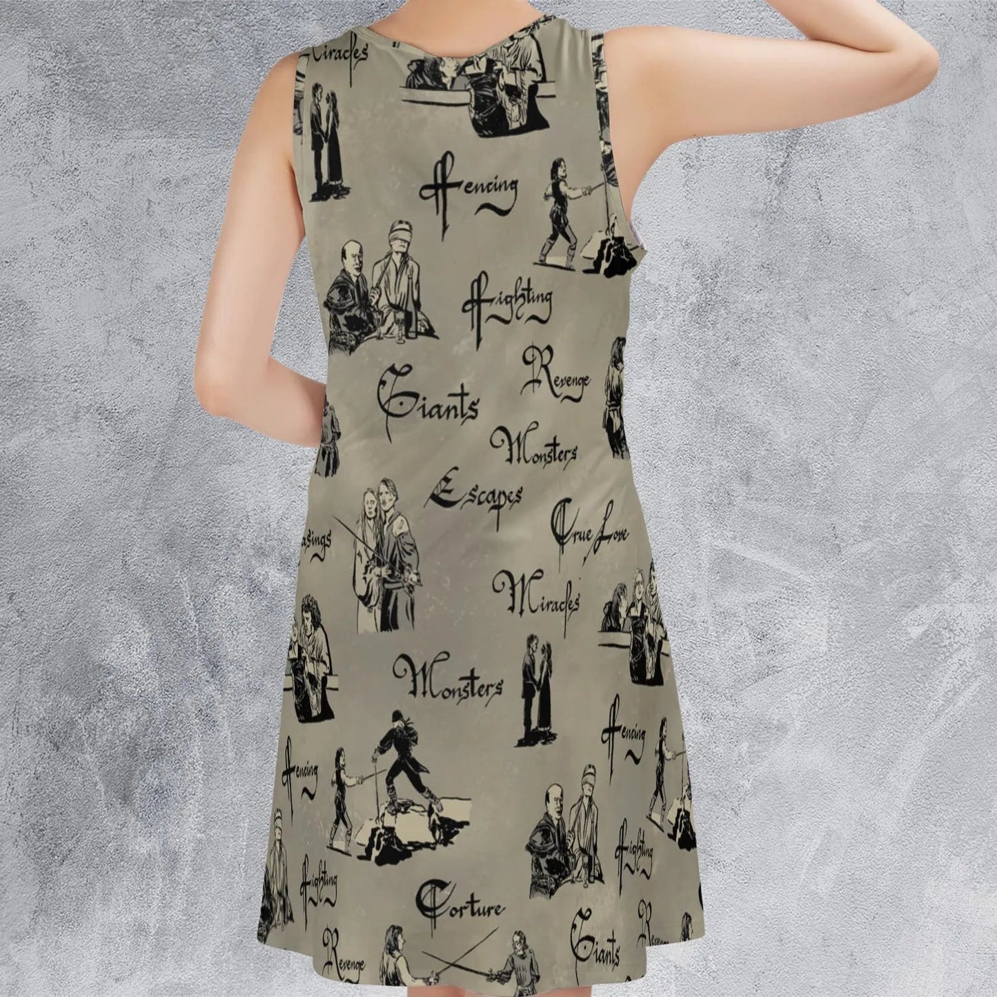 Casual Sleeveless Dress - 37JYZ4A8