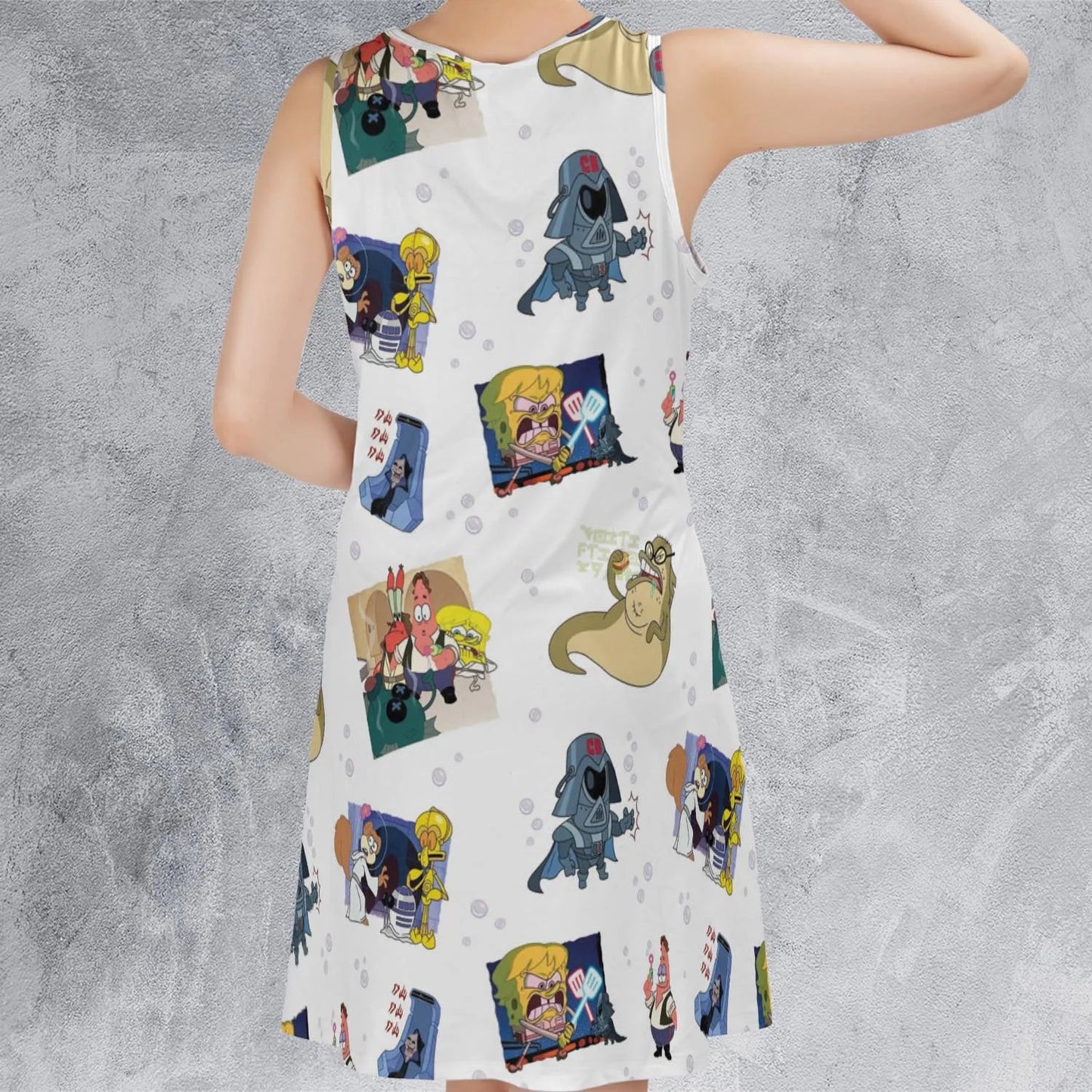 Casual Sleeveless Dress - VP6EKBFF