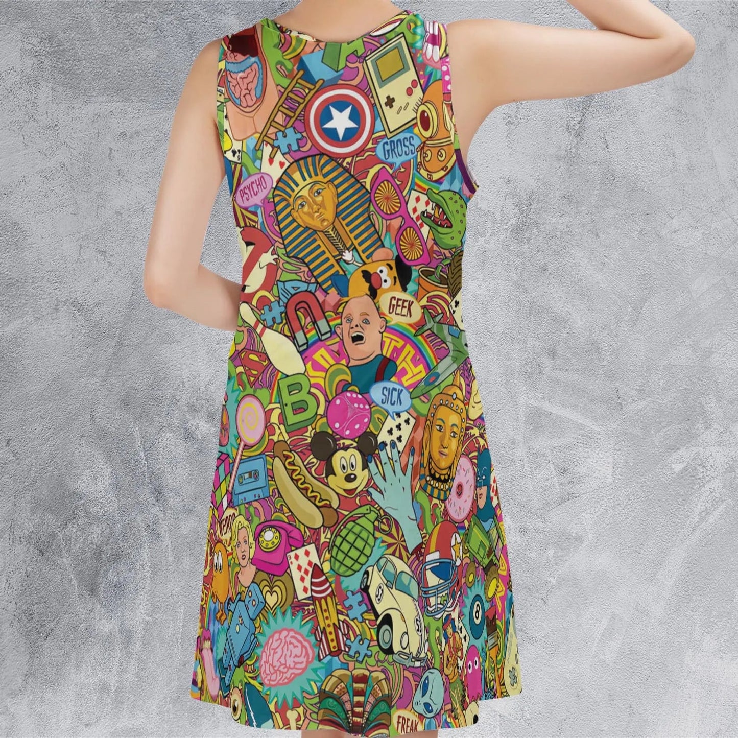 Casual Sleeveless Dress - 3523NZ9B