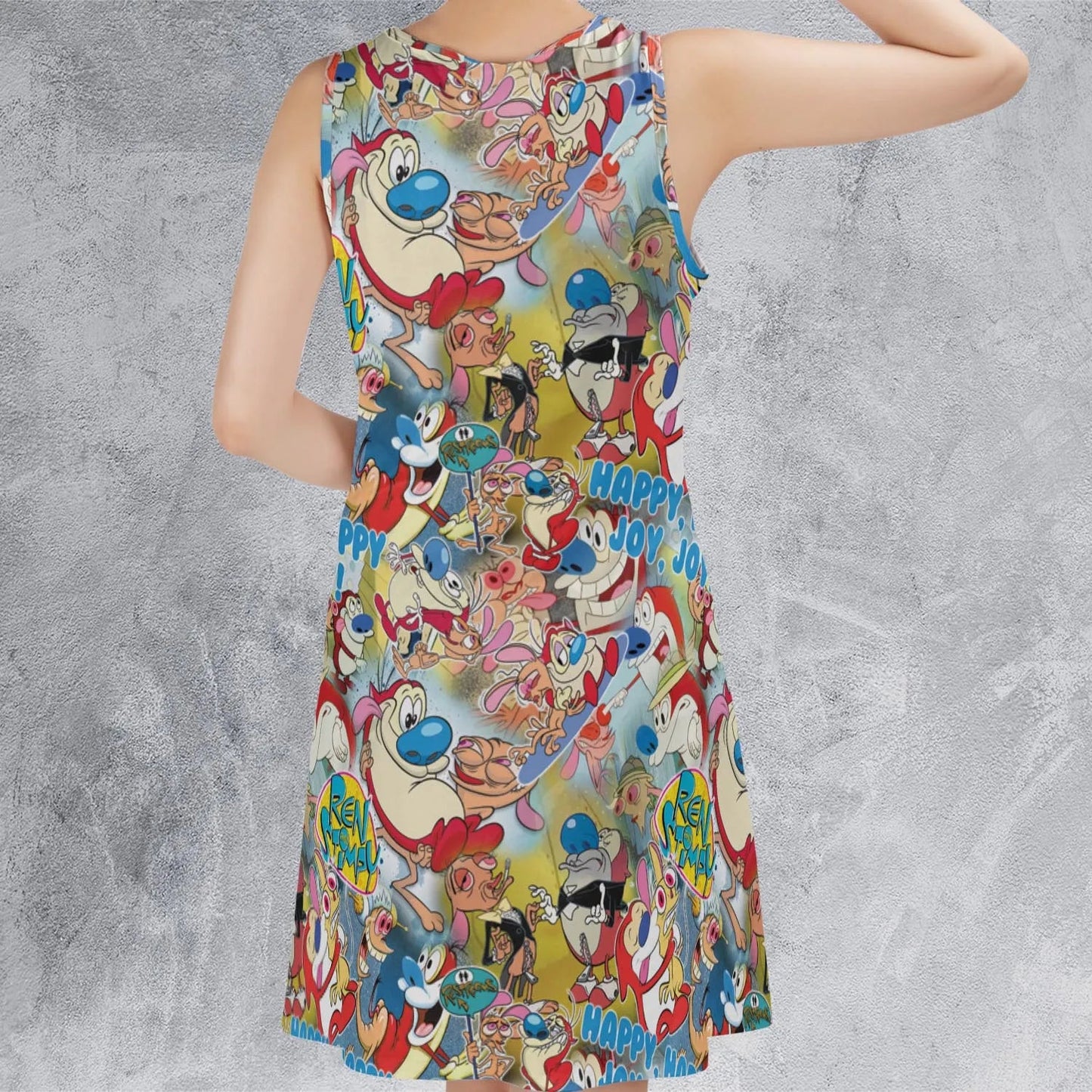 Casual Sleeveless Dress - 1UNAXQWQ