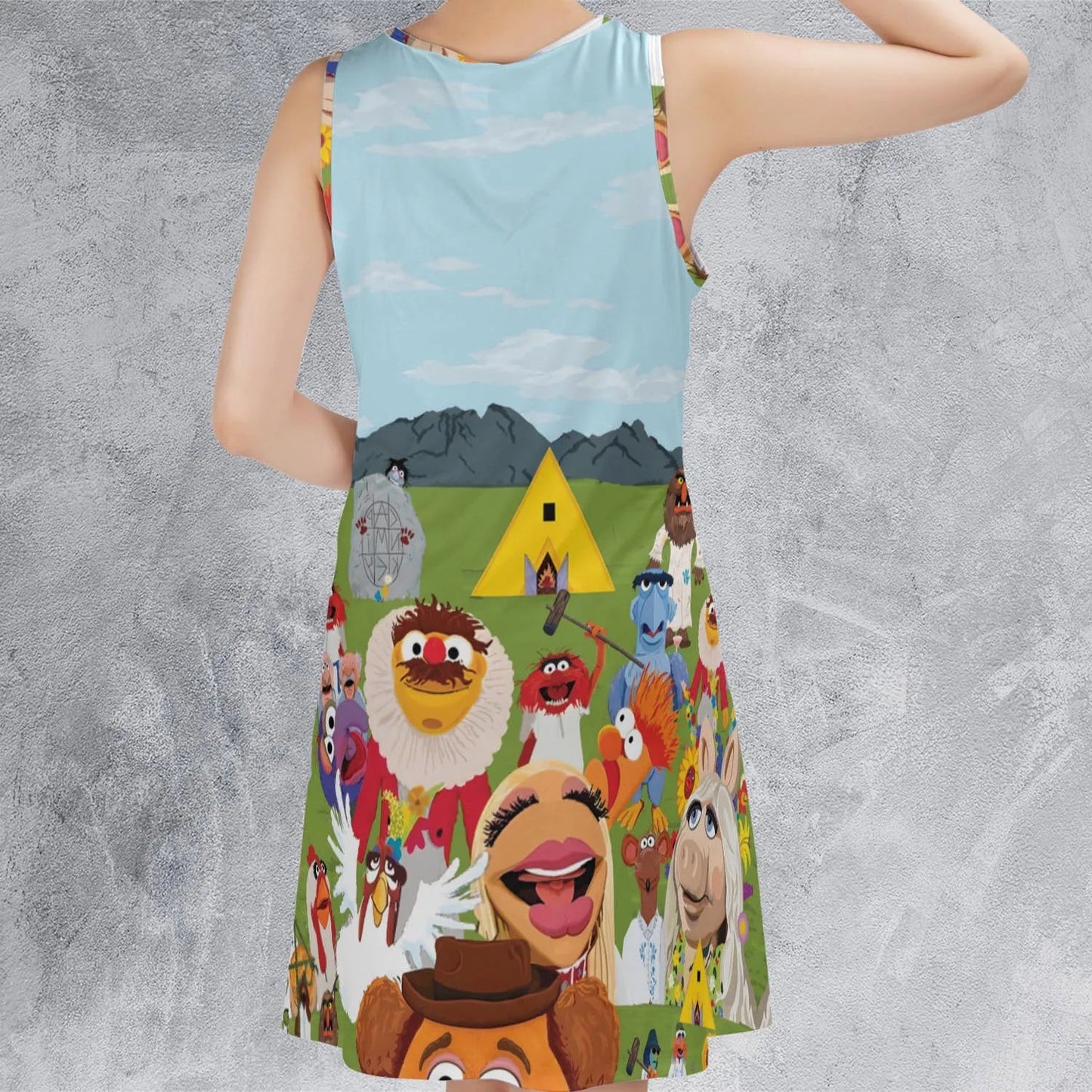 Casual Sleeveless Dress - ZTFYSSYD