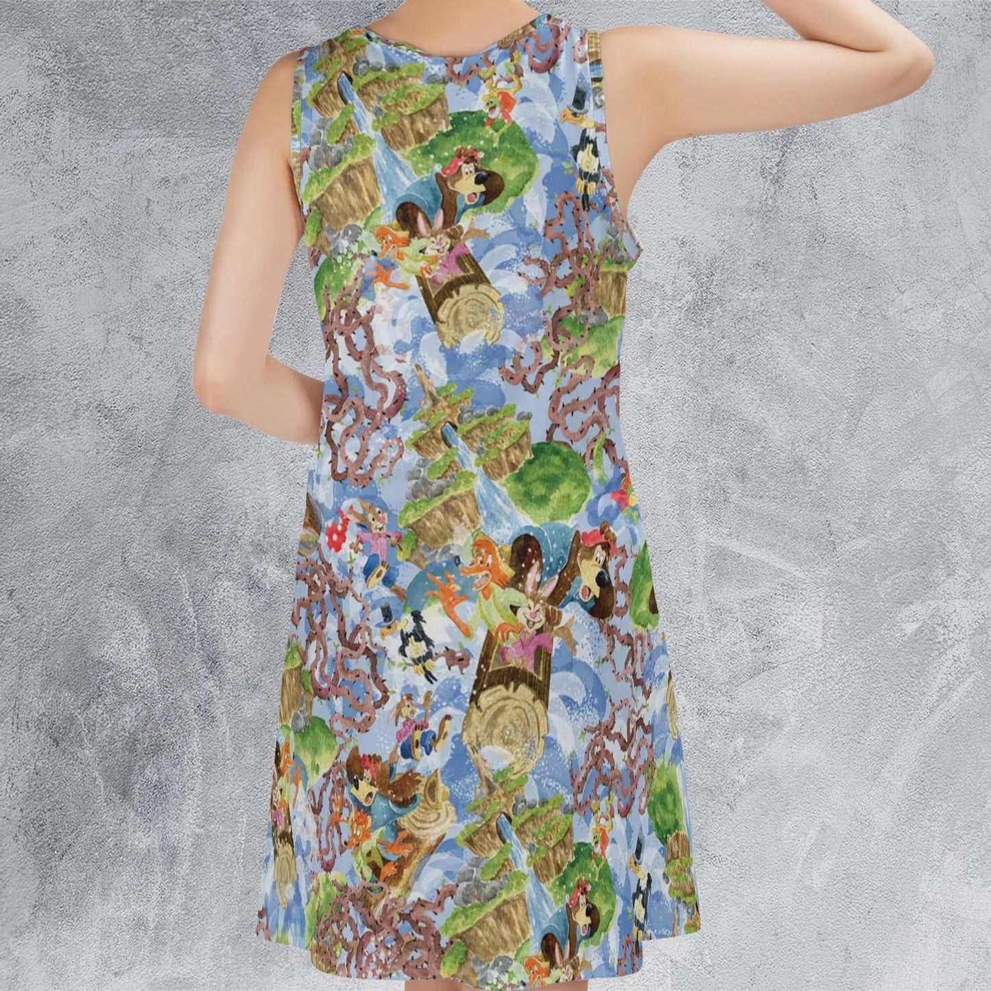 Casual Sleeveless Dress - Y676C6Z5