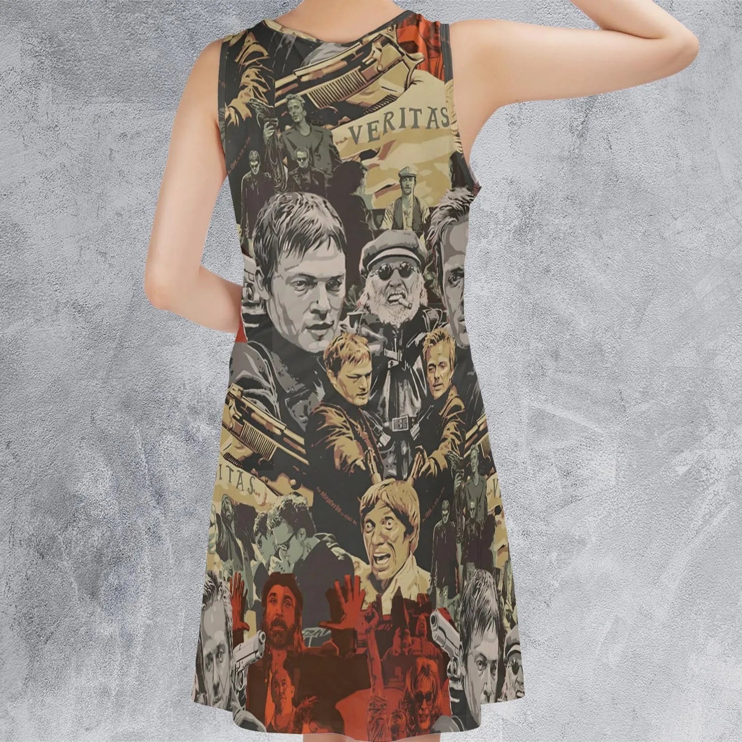 Casual Sleeveless Dress - AR3LV87C