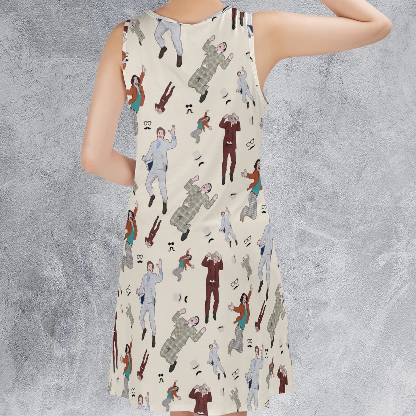 Casual Sleeveless Dress - C2N23TKV