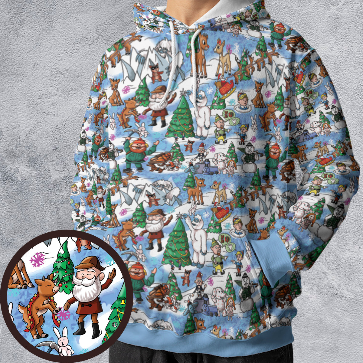 Full Print Hoodie - EYVVVKVH