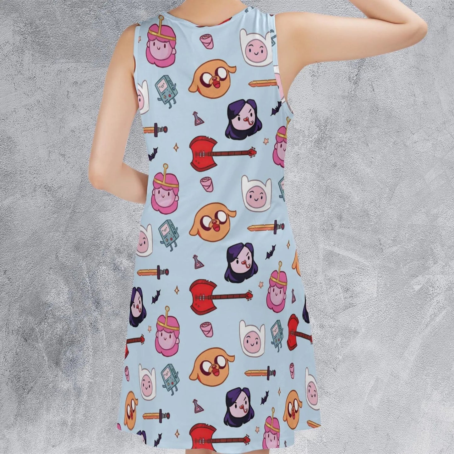 Casual Sleeveless Dress - TS9HC3MD