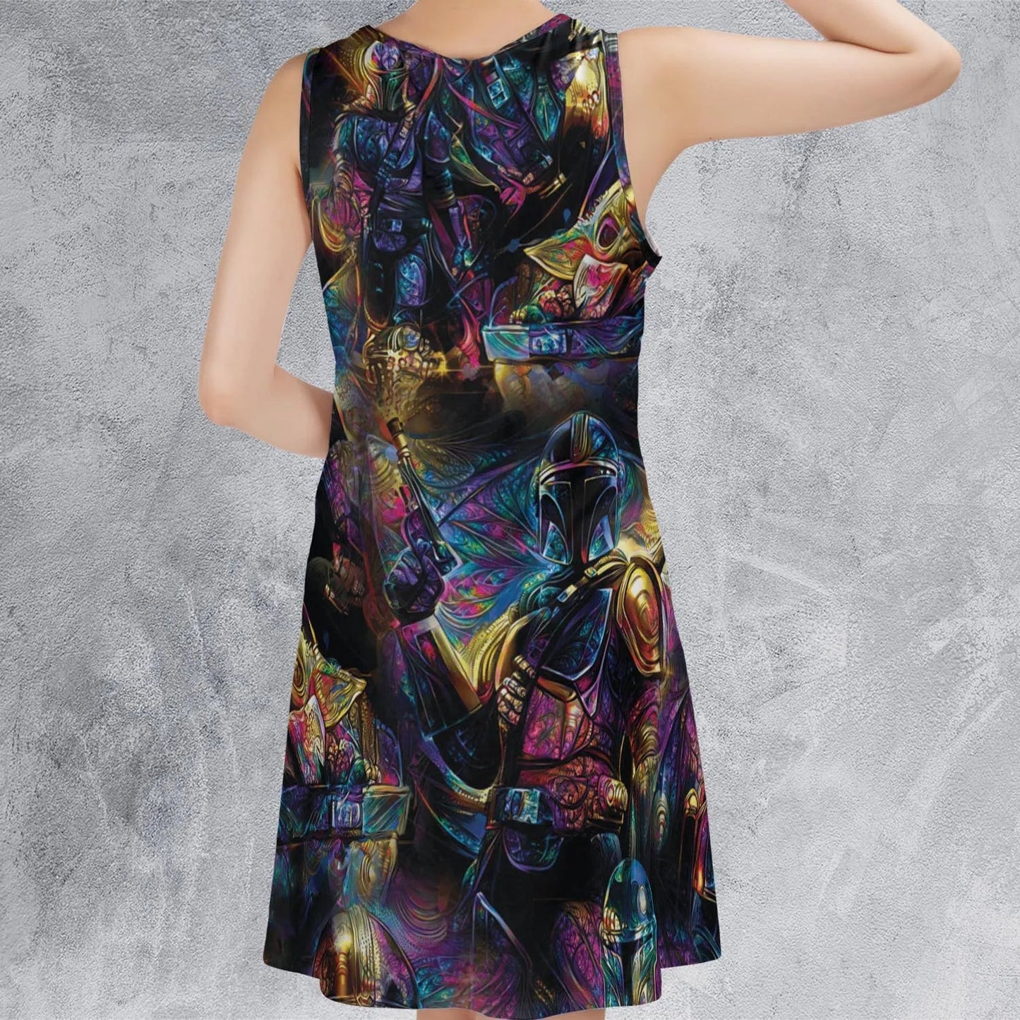 Casual Sleeveless Dress - HDFZ8PNW