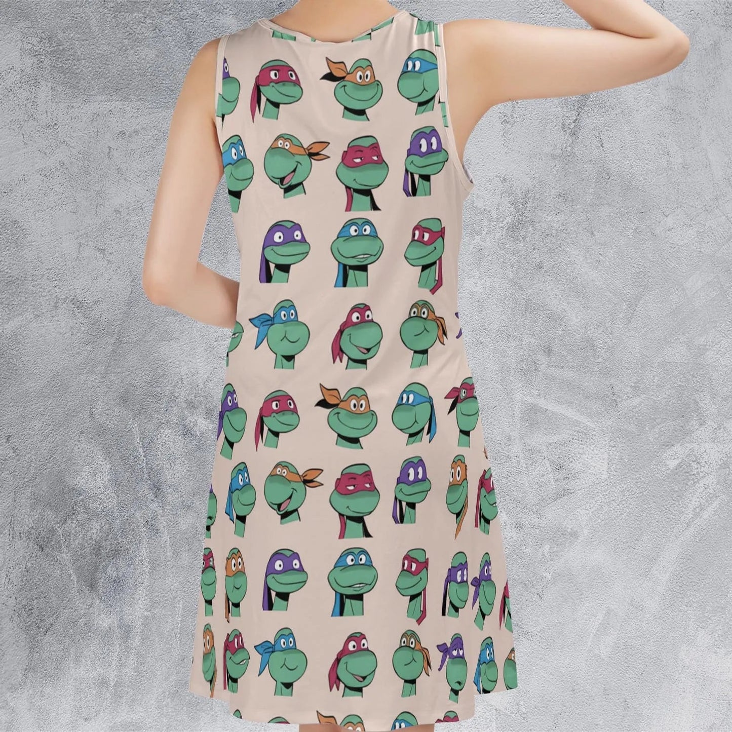 Casual Sleeveless Dress - B8RG2UJZ