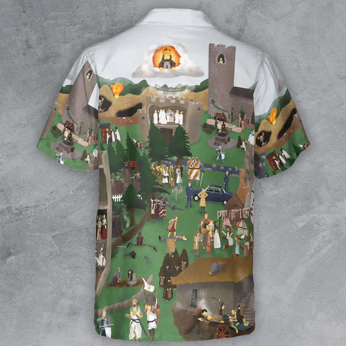 Short Sleeve Button Shirt - EKEKNURU