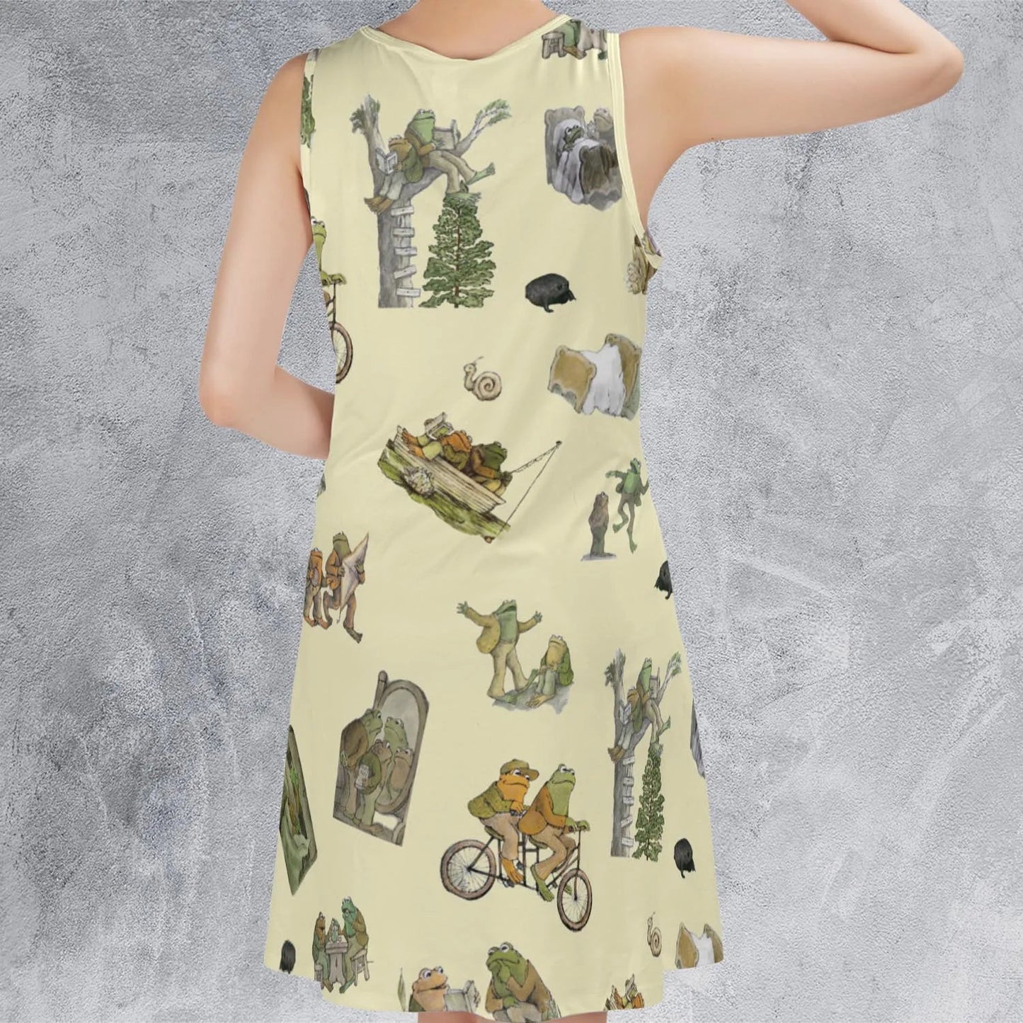 Casual Sleeveless Dress - CGLBWKS6