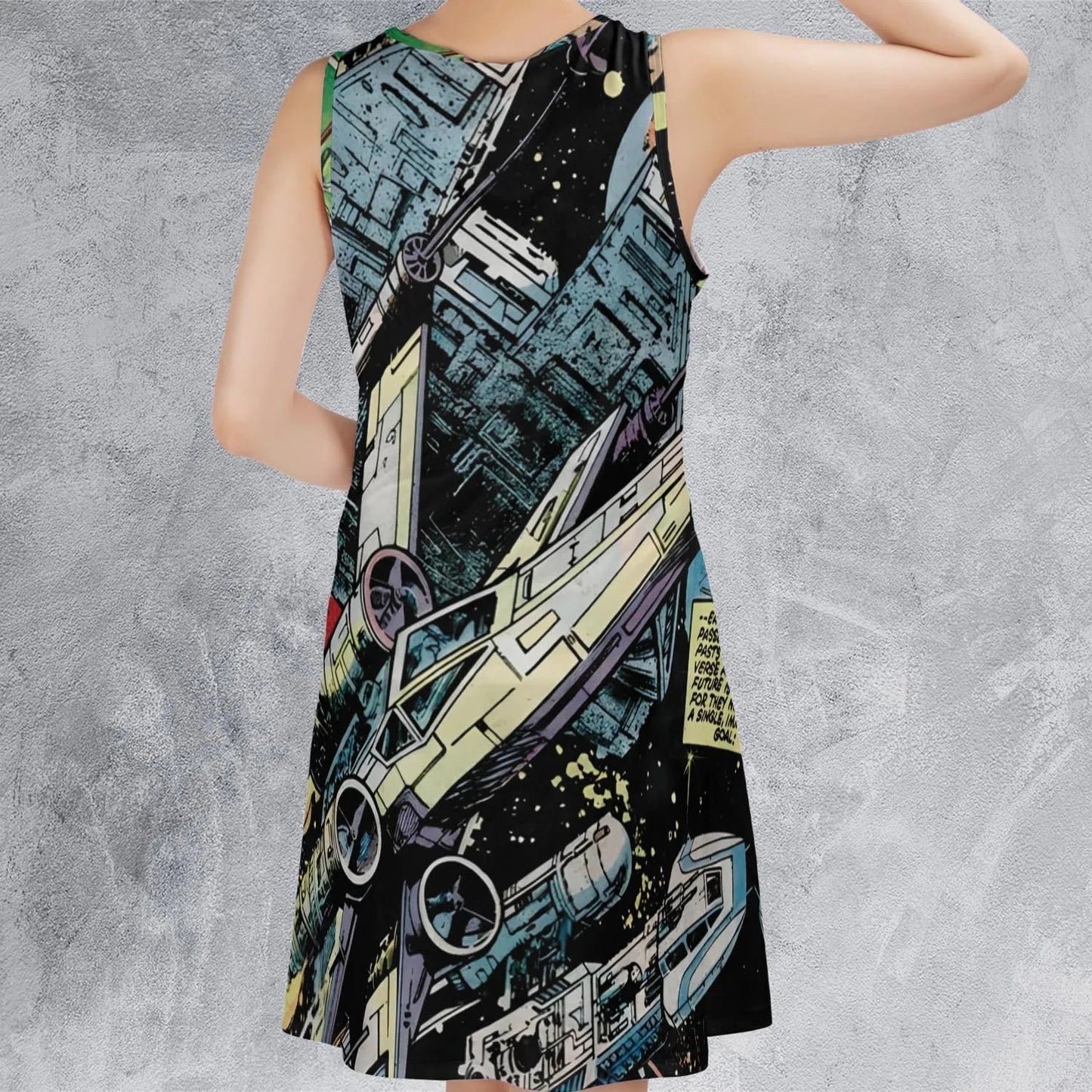 Casual Sleeveless Dress - 8YSNTLZV
