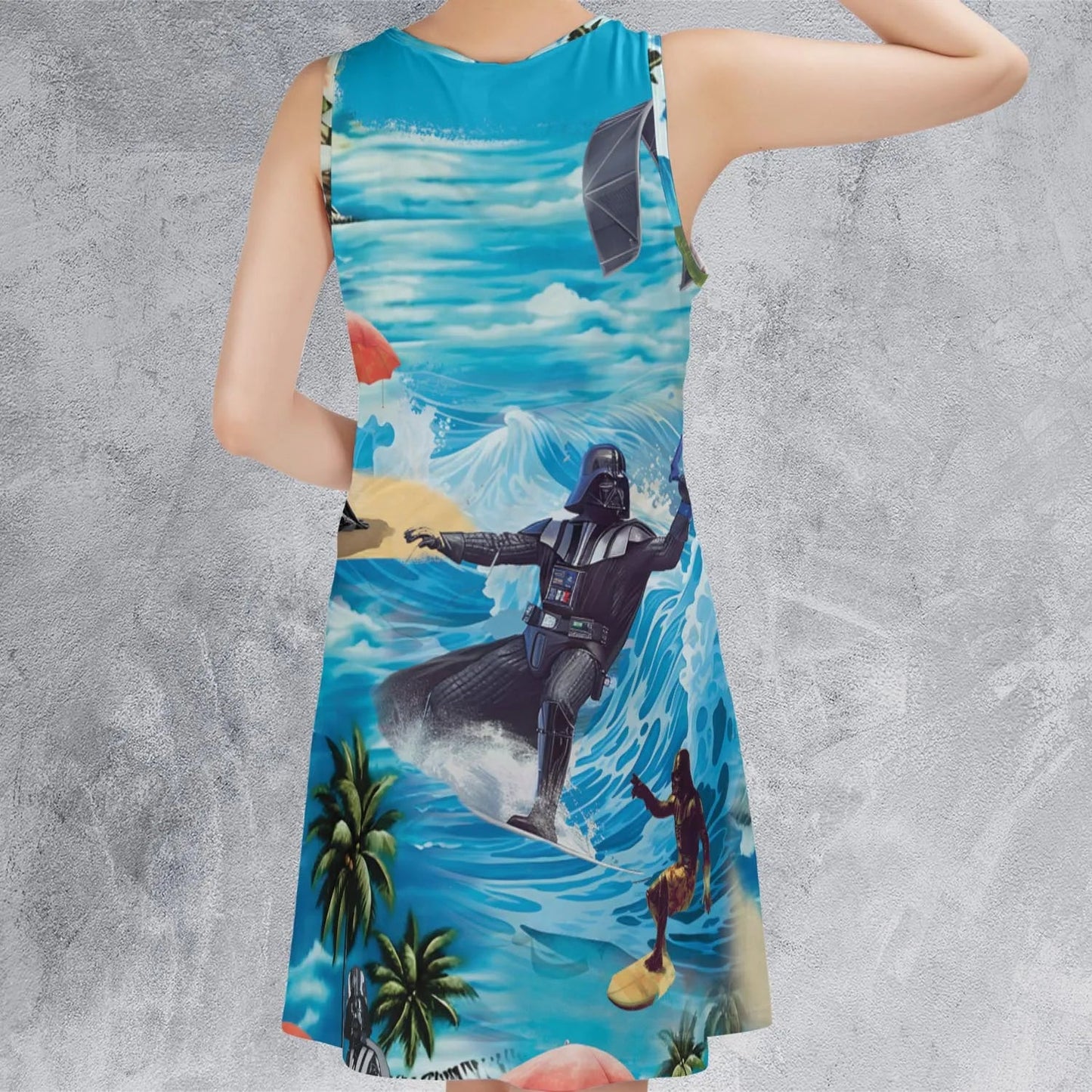 Casual Sleeveless Dress - 6QFHBM49
