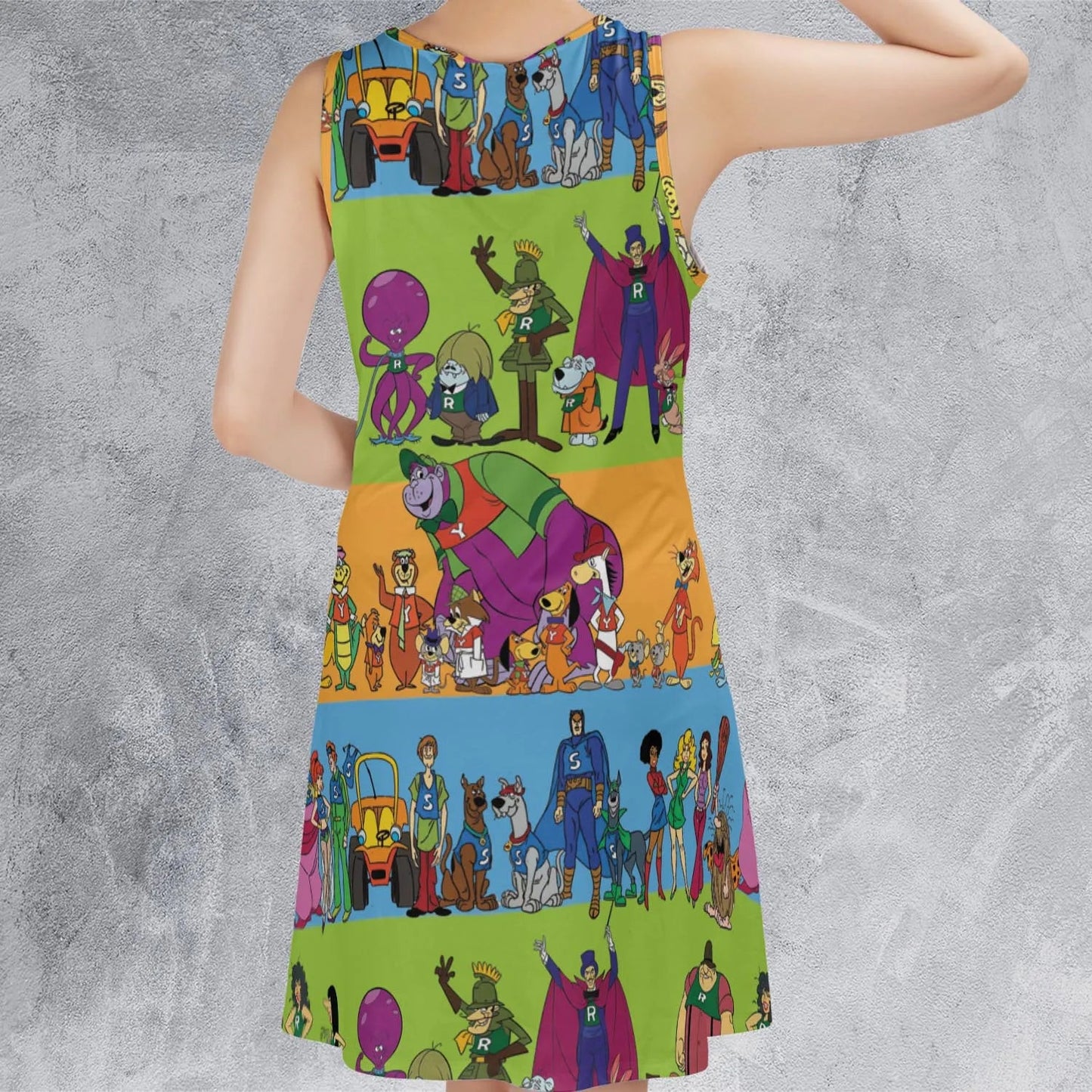 Casual Sleeveless Dress - P6MP98XB
