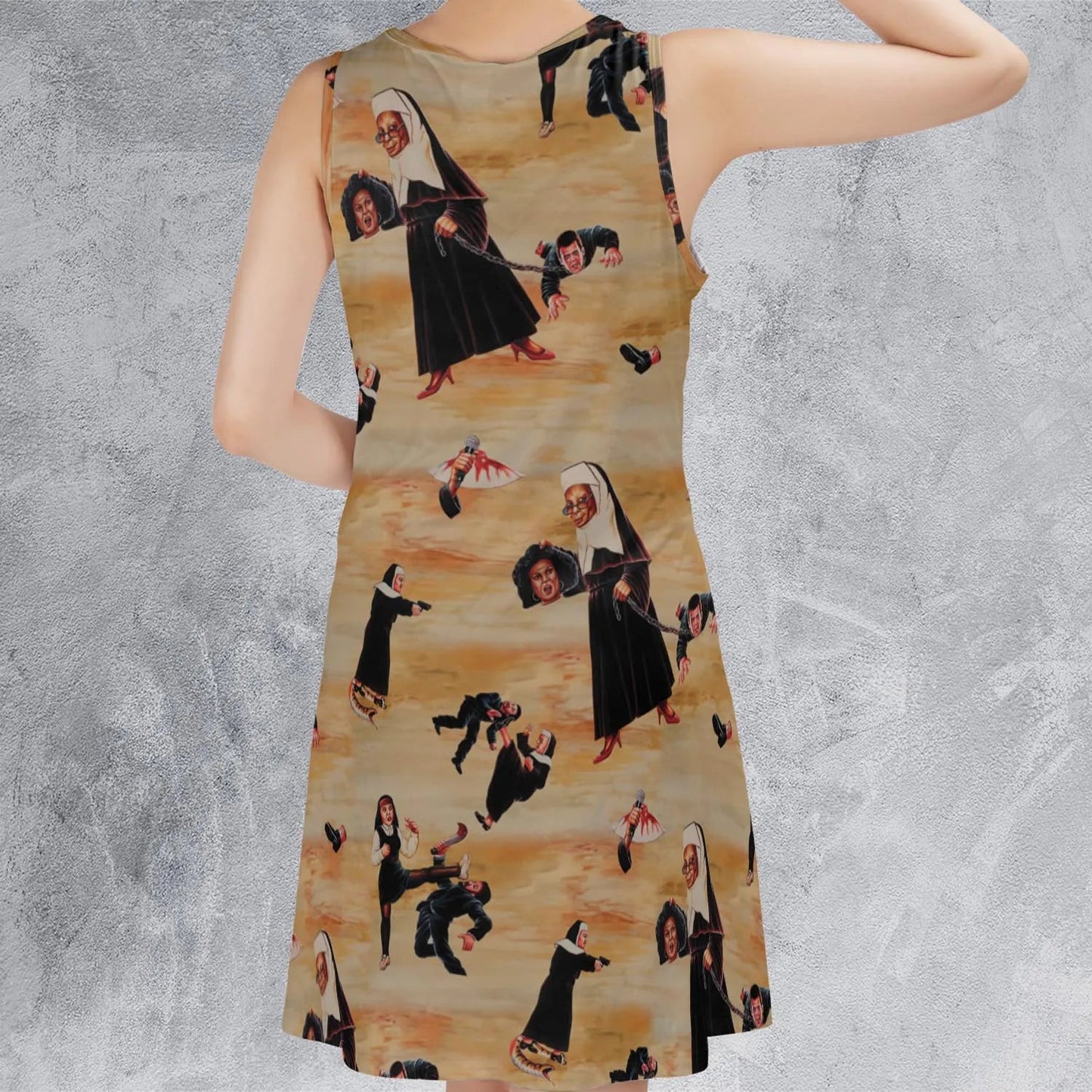 Casual Sleeveless Dress - 9ZCW1N4N