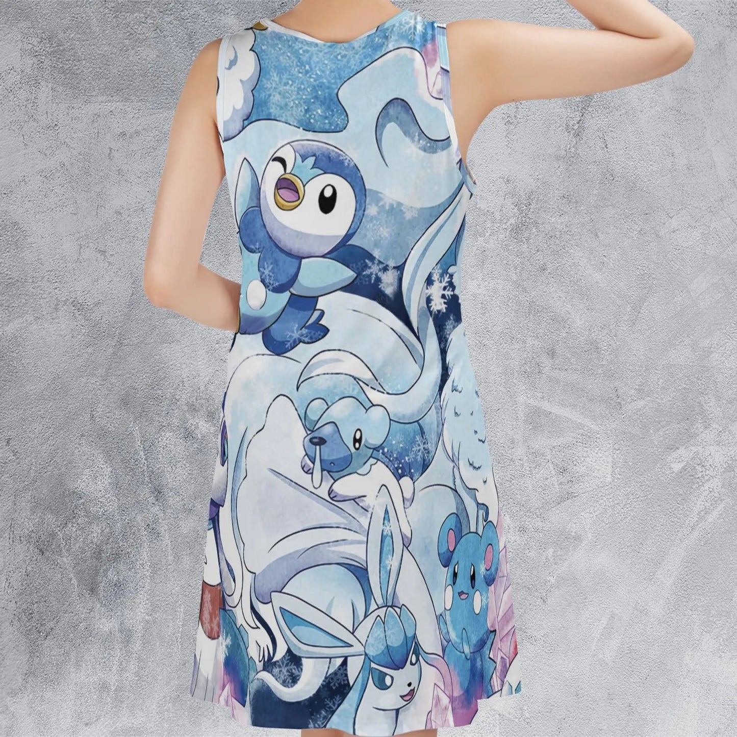 Casual Sleeveless Dress - 1JECDKTN