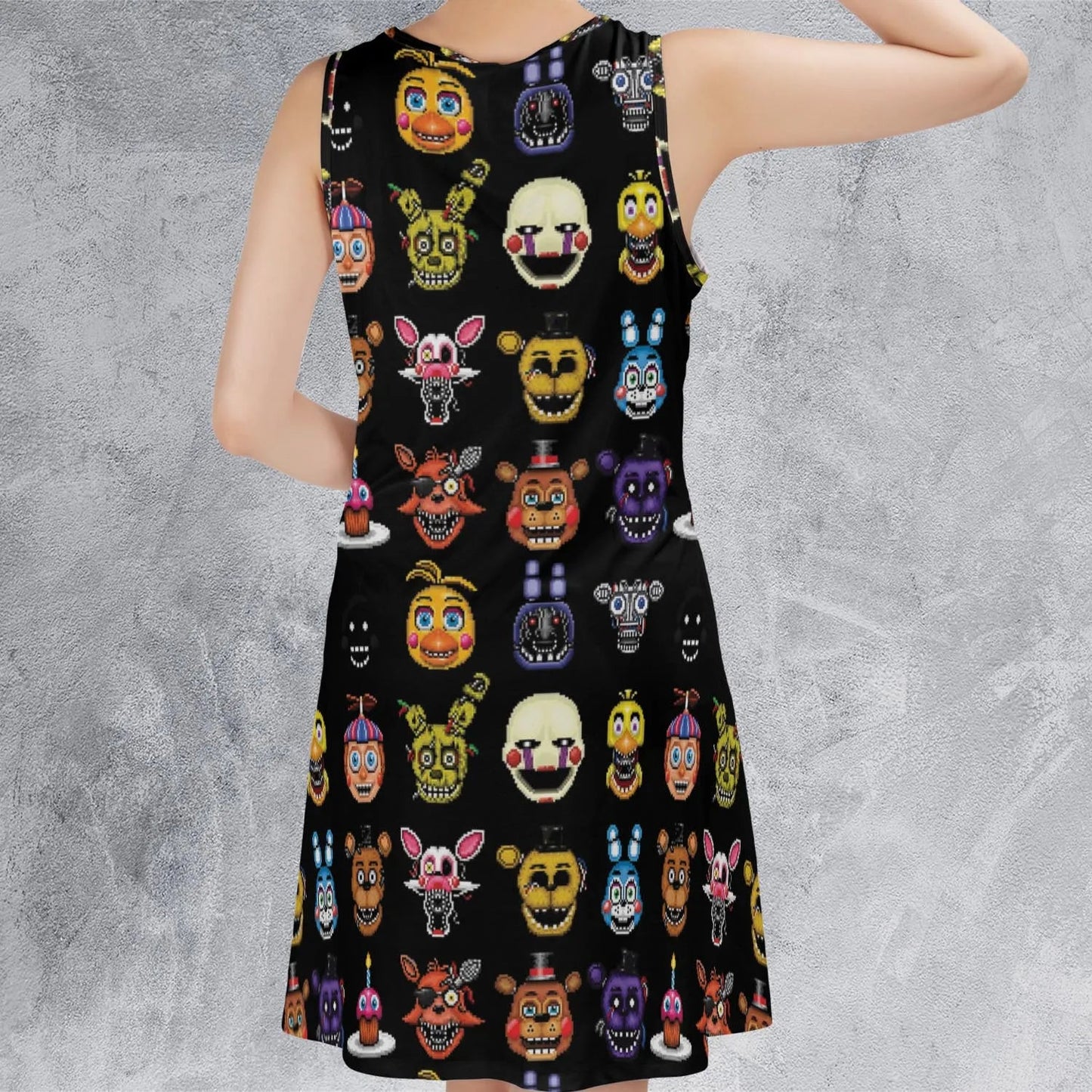 Casual Sleeveless Dress - YYN89VM5