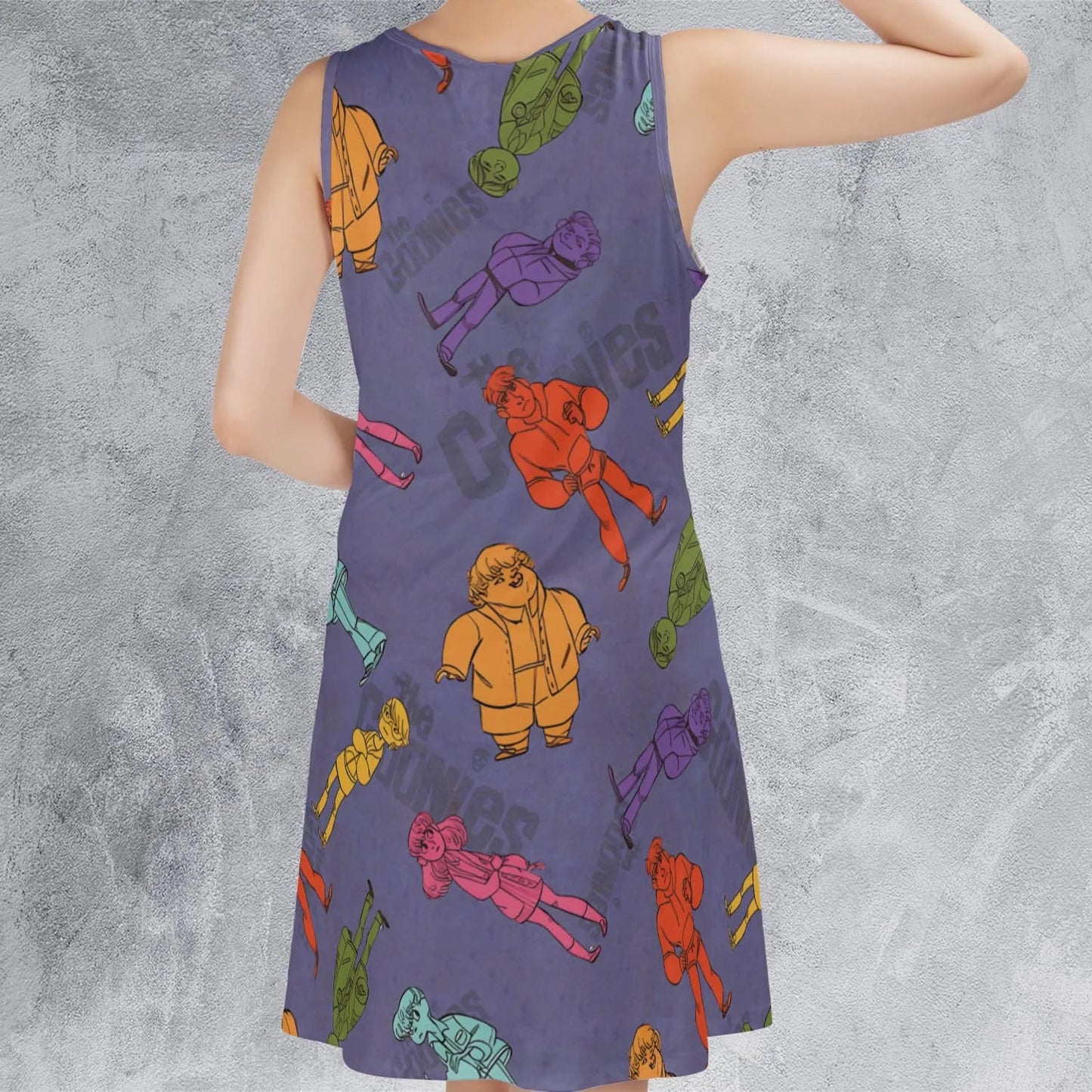 Casual Sleeveless Dress - BK1BFXJH