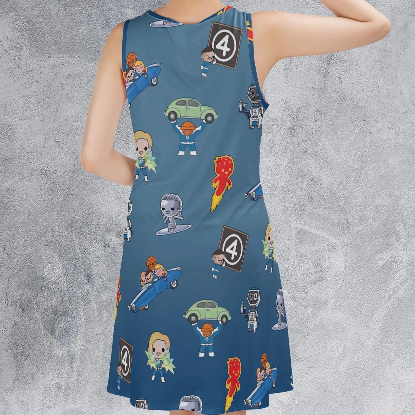 Casual Sleeveless Dress - BVCK9SDX