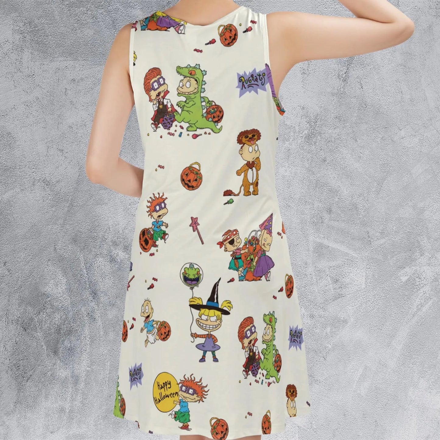 Casual Sleeveless Dress - TXHP9T7D