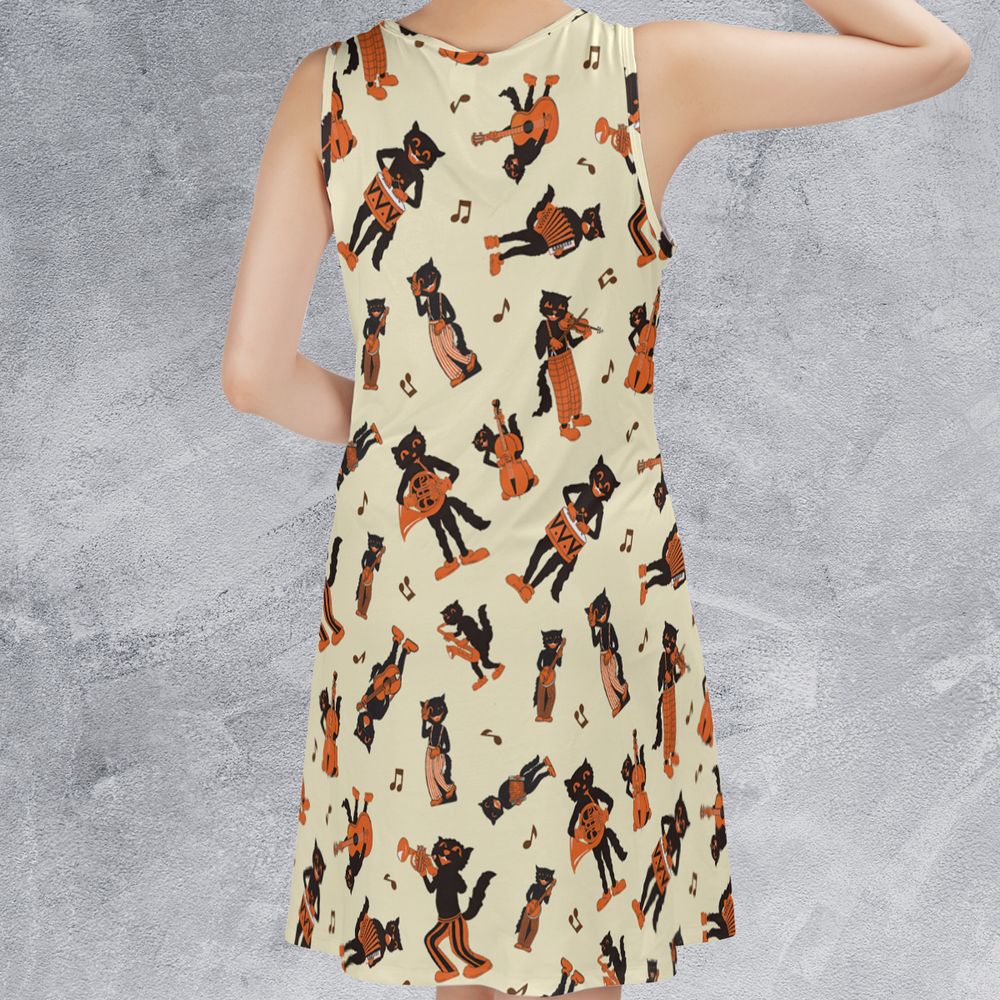Sleeveless Dress - JTM5THBL - - 2