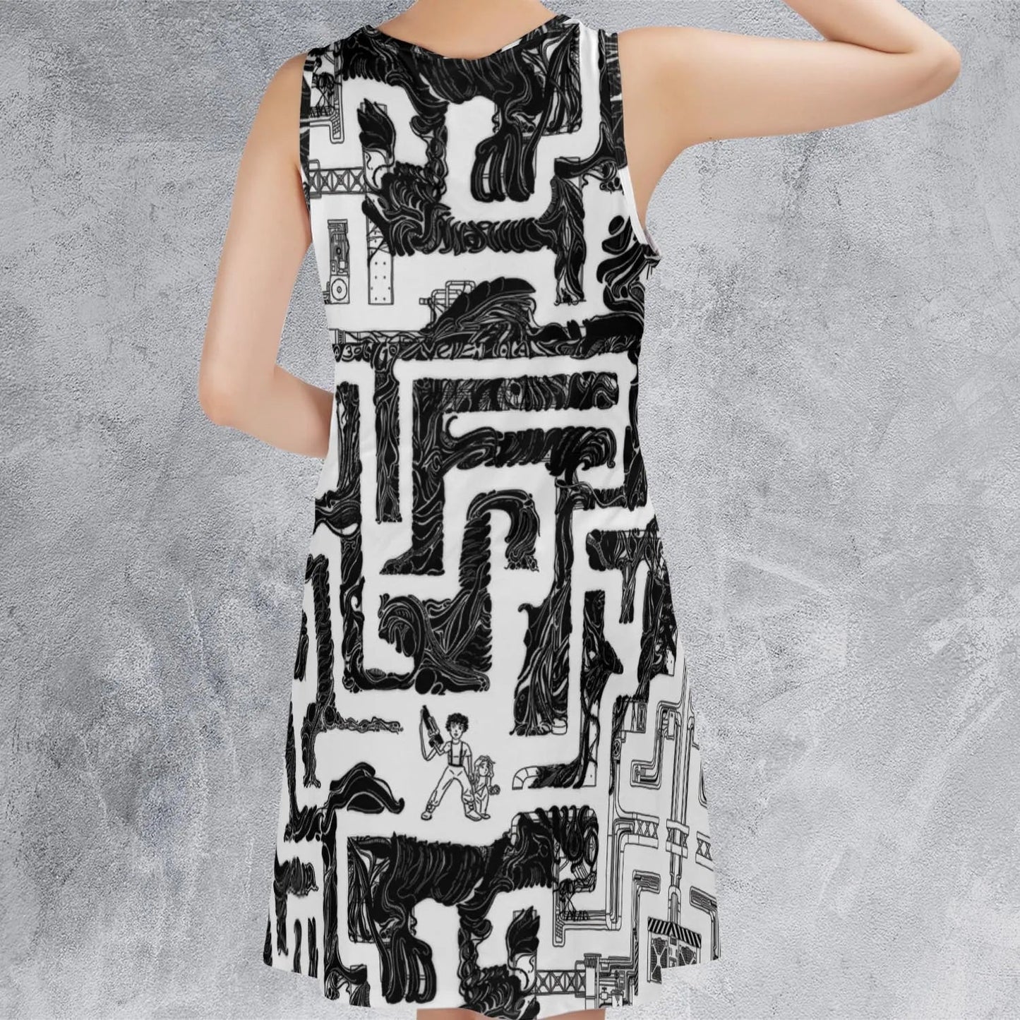 Casual Sleeveless Dress - ZJEBXTYG