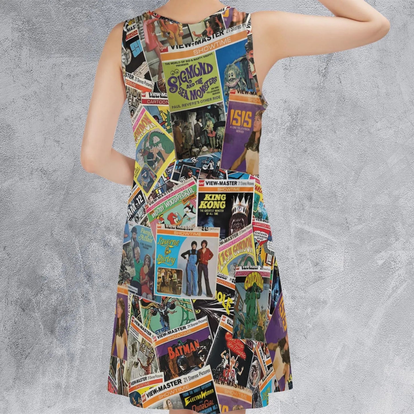 Casual Sleeveless Dress - N6F8LDPT