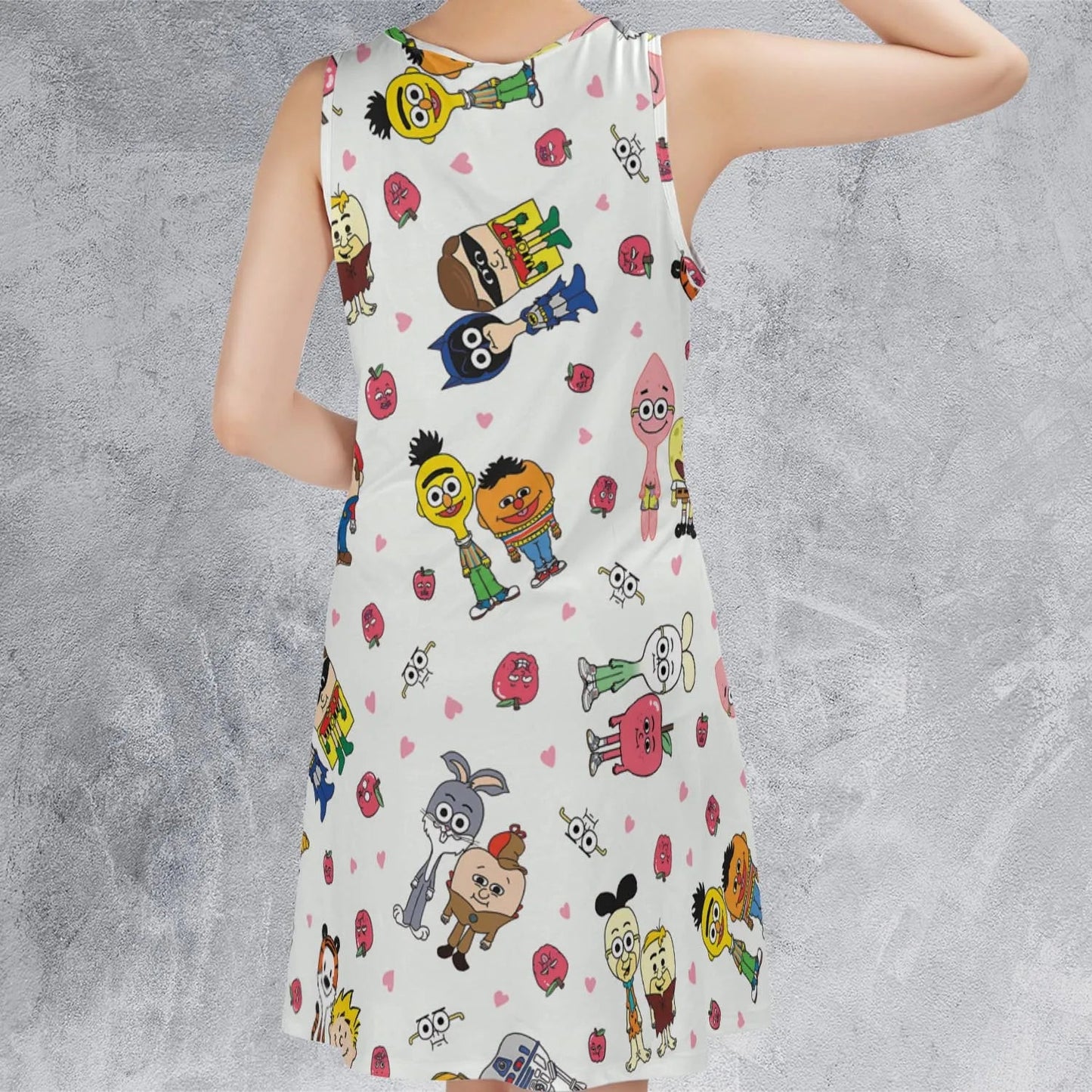 Casual Sleeveless Dress - 3EN7AXXD