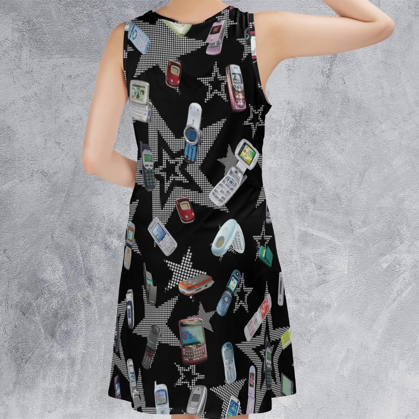 Casual Sleeveless Dress - 2NJE56HK