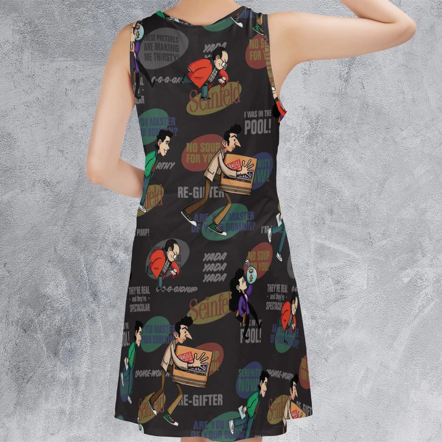 Casual Sleeveless Dress - HDWUUF3S