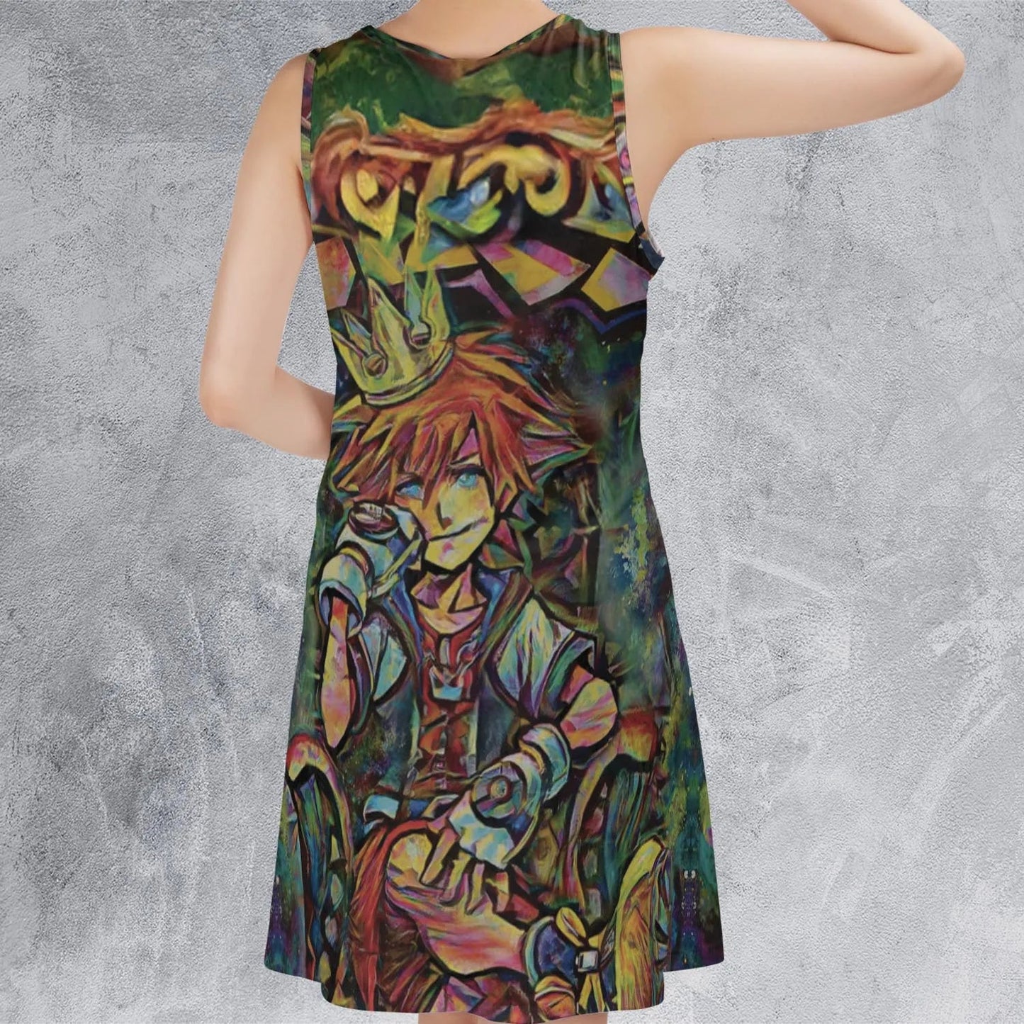 Casual Sleeveless Dress - 92DSFFEH