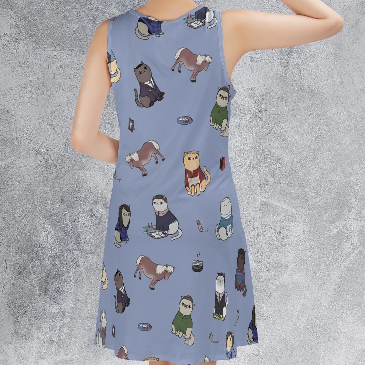 Casual Sleeveless Dress - K3MLVAVW
