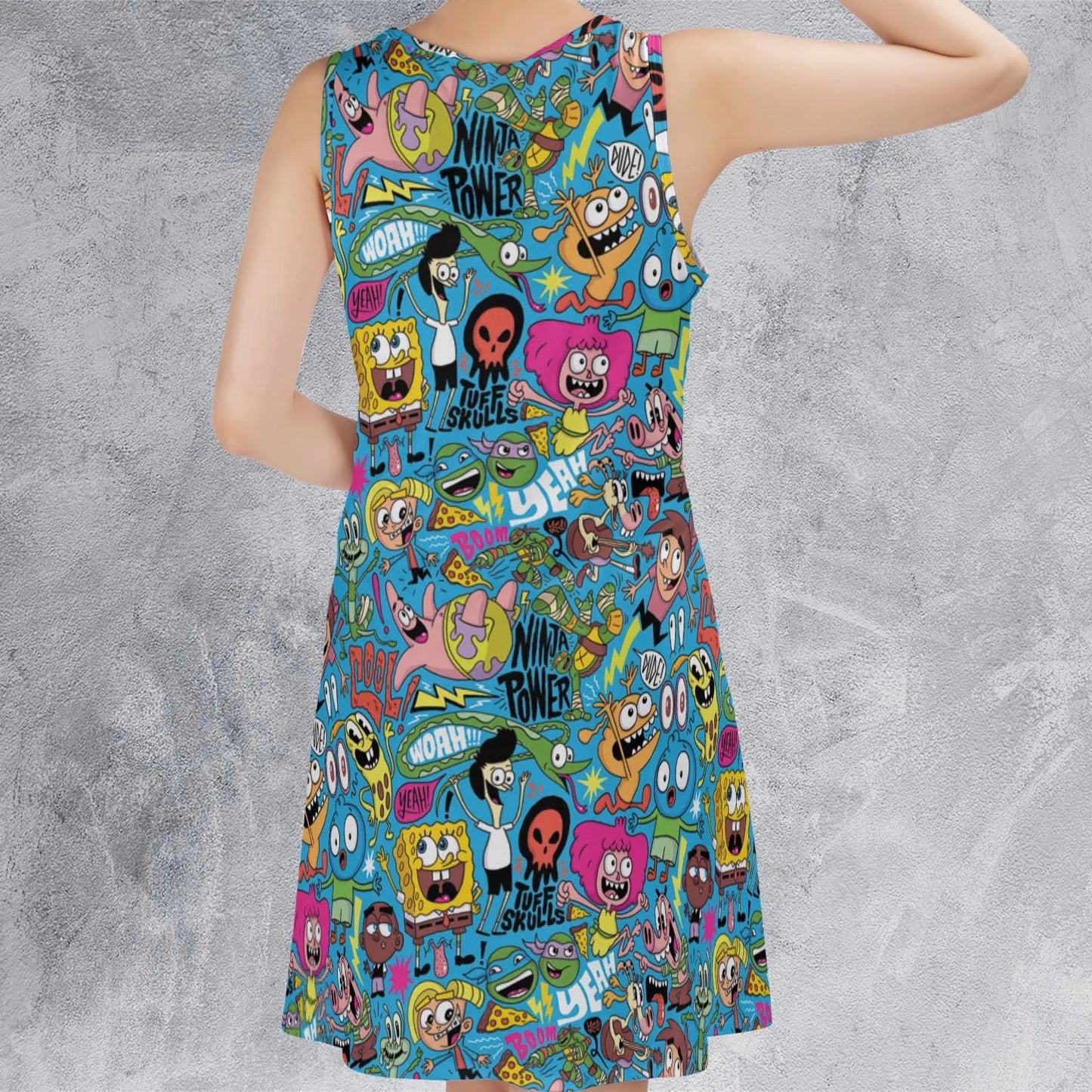 Casual Sleeveless Dress - GQXA5FPD
