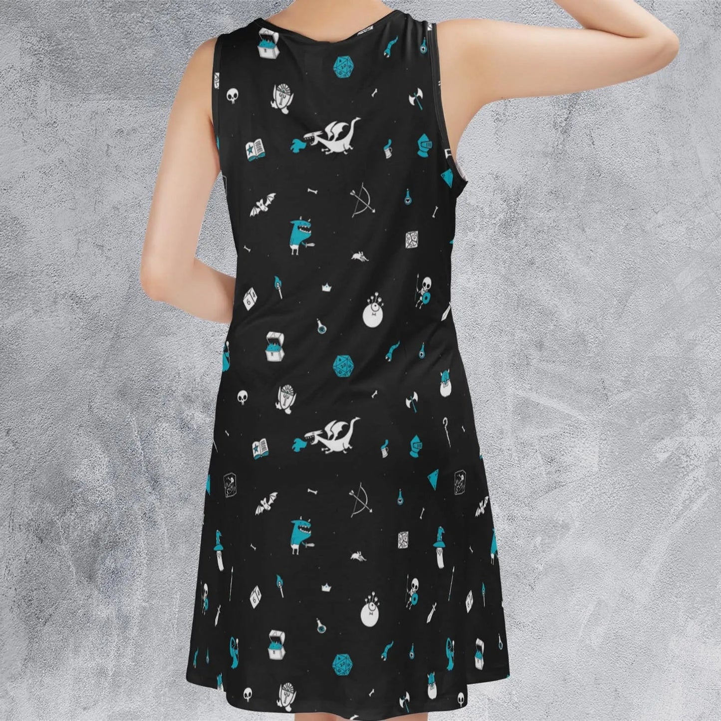 Casual Sleeveless Dress - ZB1P5D7F