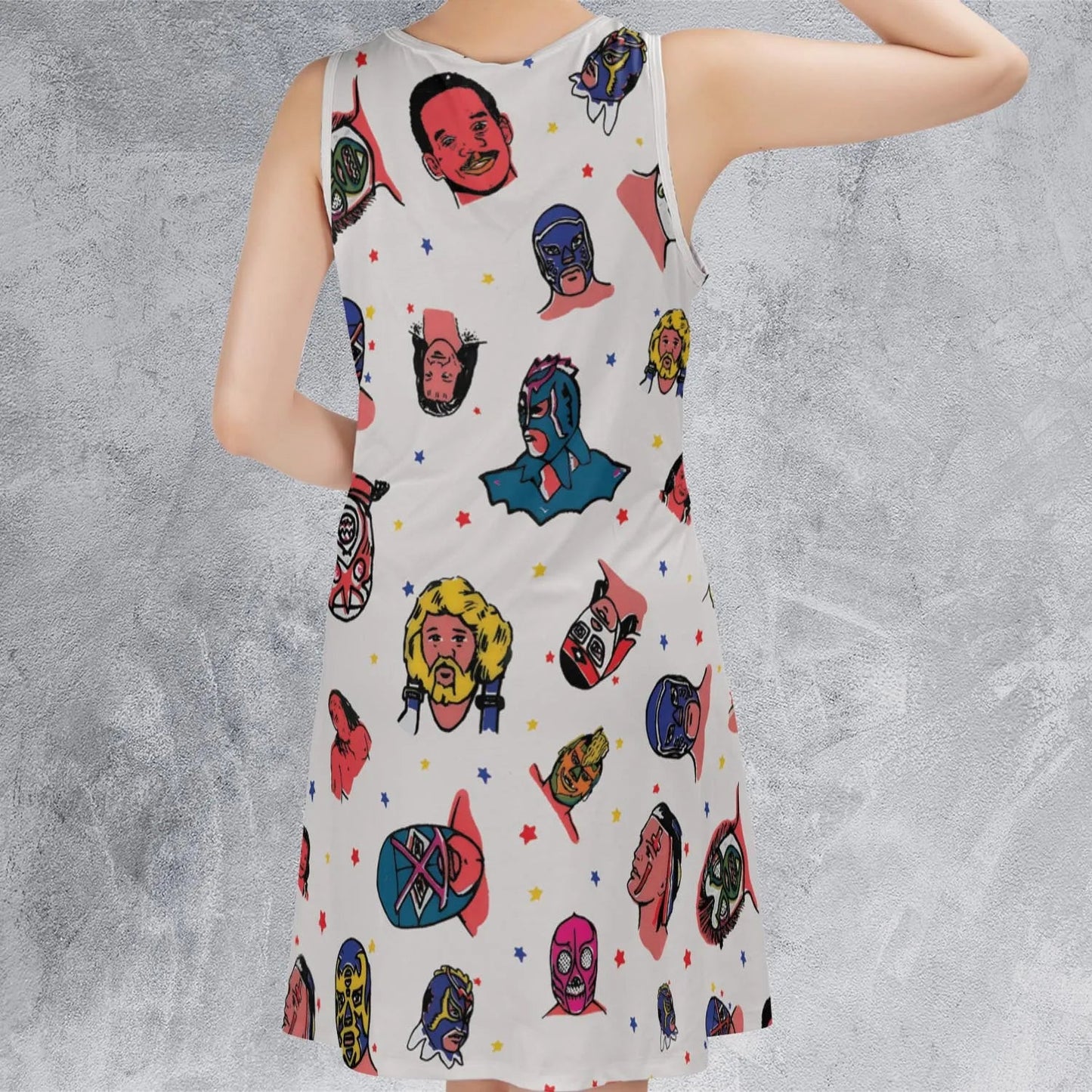 Casual Sleeveless Dress - 3JDWFT81