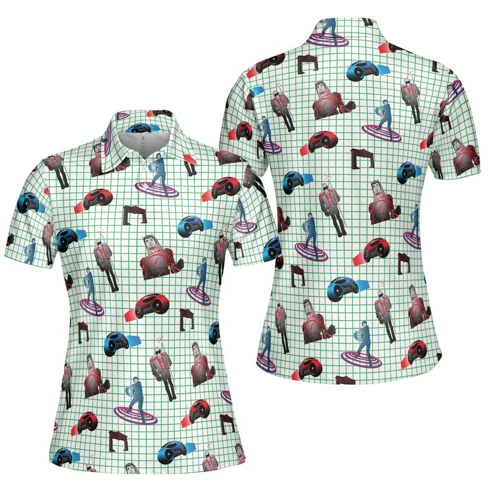 AOP Men/Women Polo Shirt - QVT3YACN - - 5