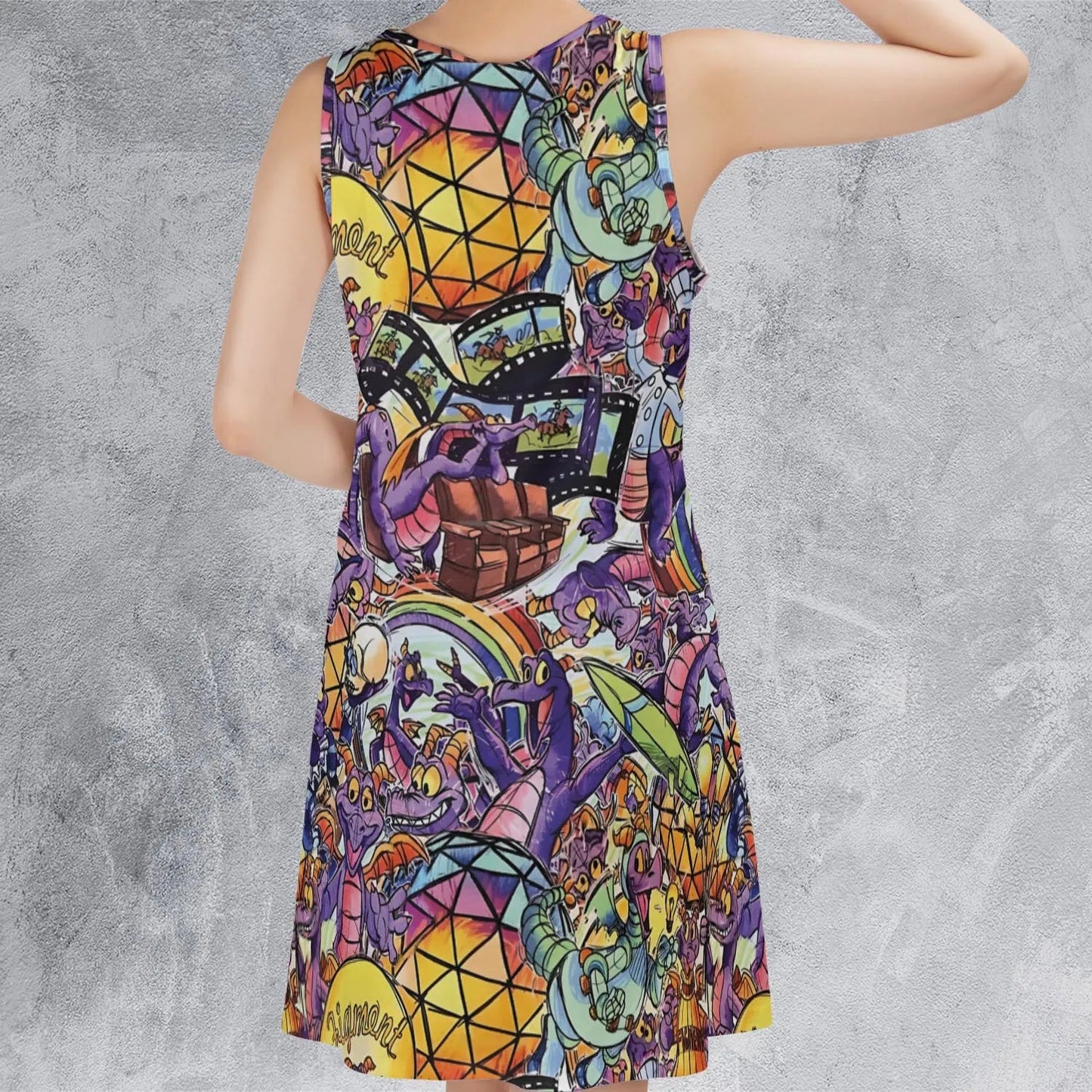Casual Sleeveless Dress - T2N2FXH7