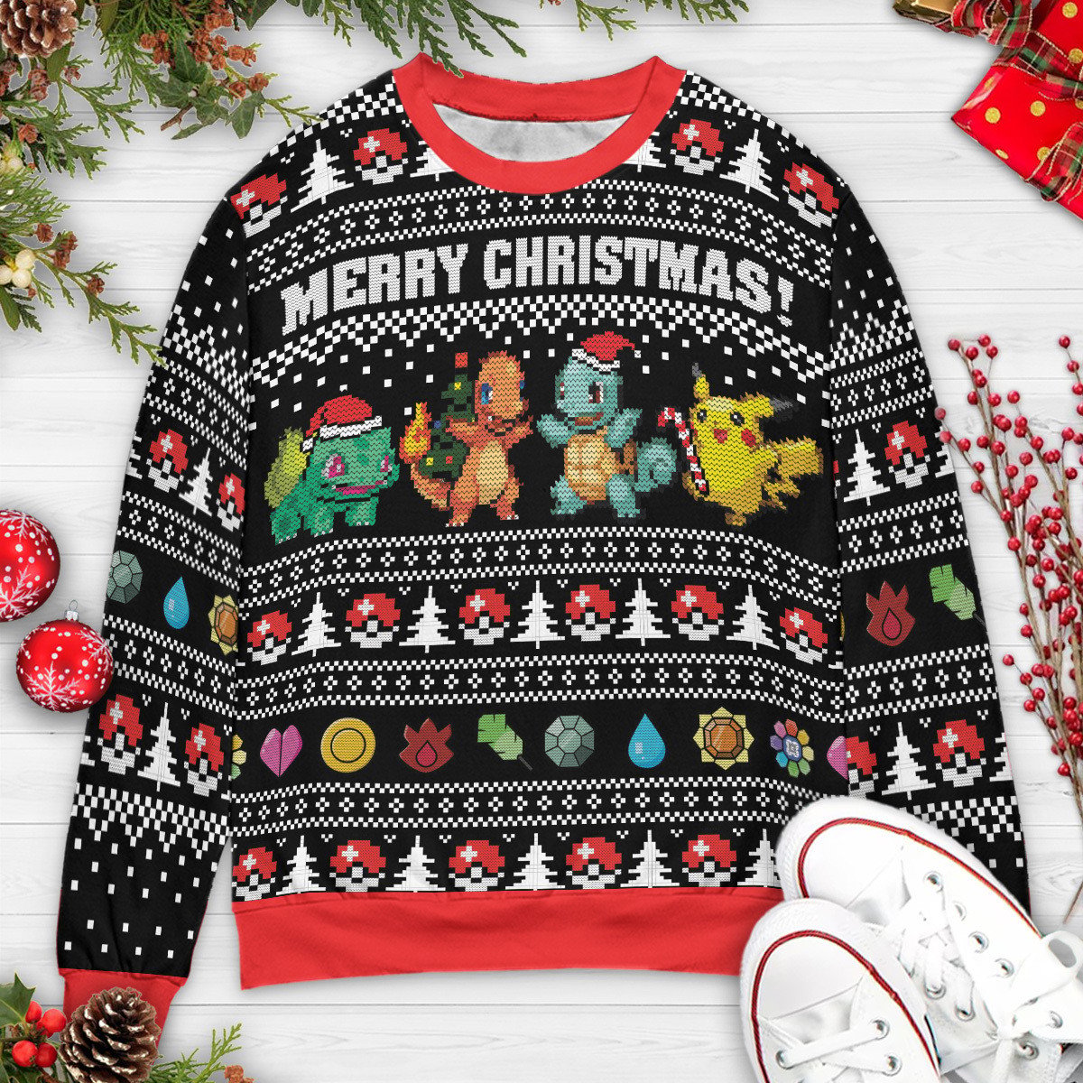 Ugly Christmas Sweatshirt - 1HPYVEX8