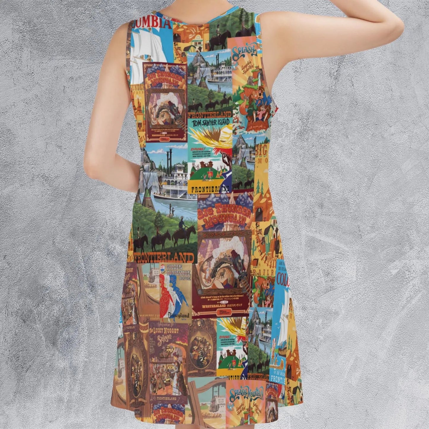 Casual Sleeveless Dress - 2XD7W3HR