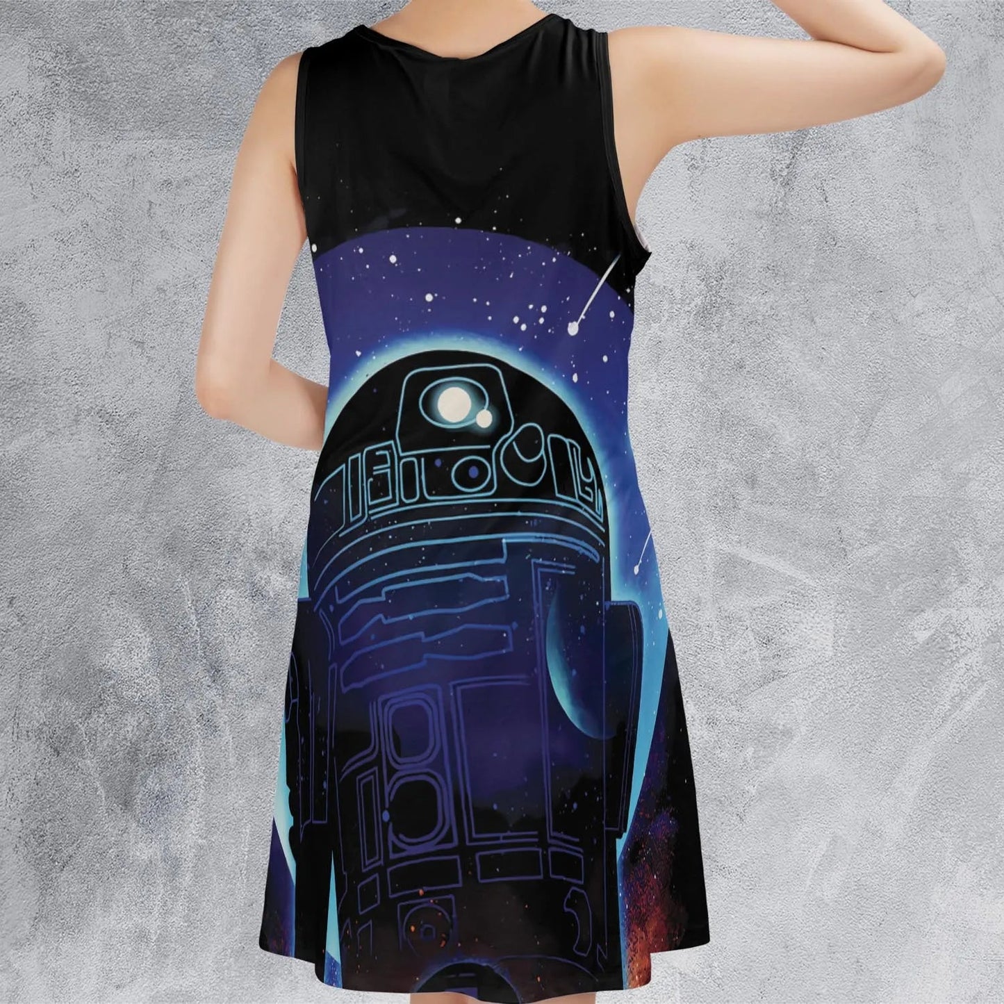 Casual Sleeveless Dress - 6UFS998A