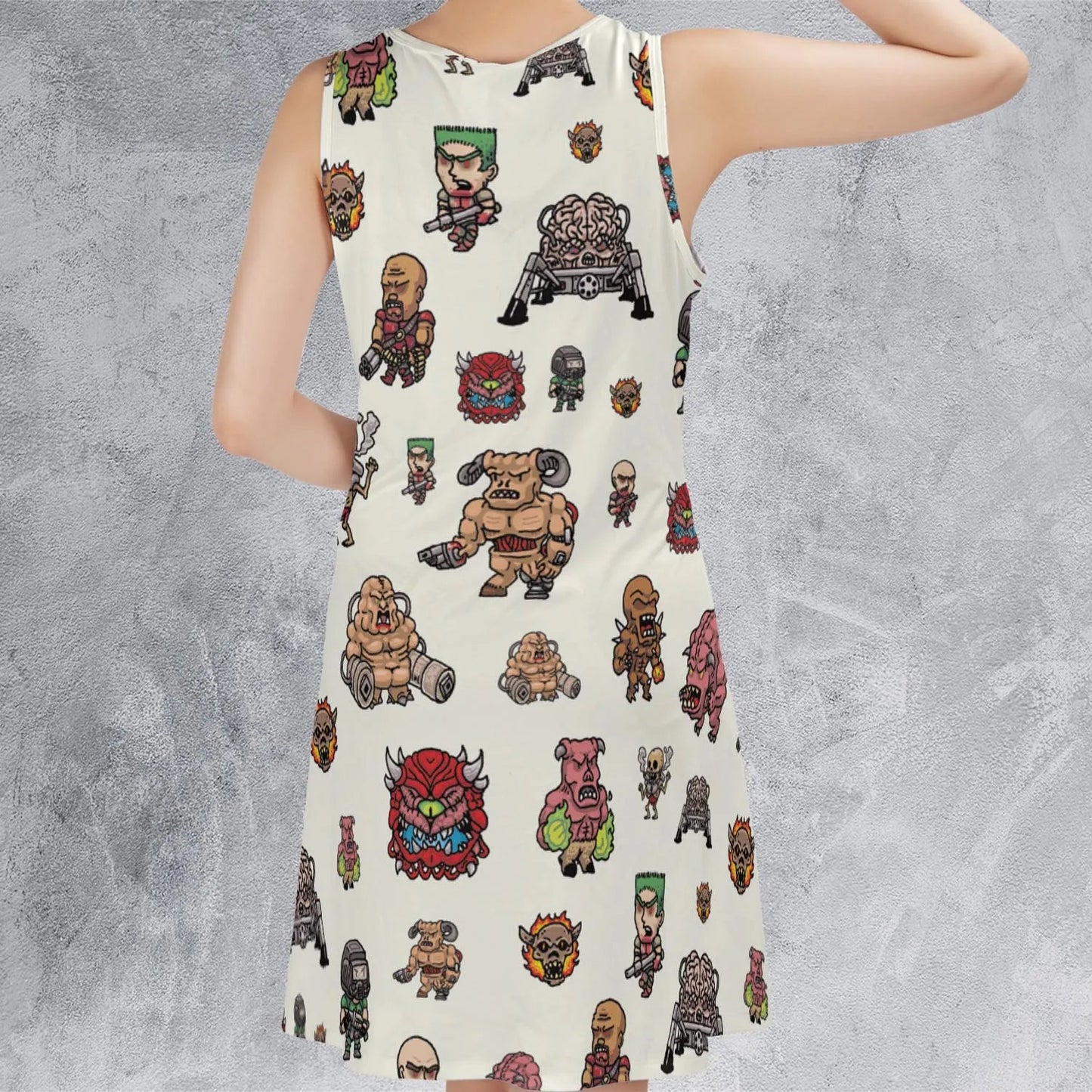 Casual Sleeveless Dress - WY4GY5GW