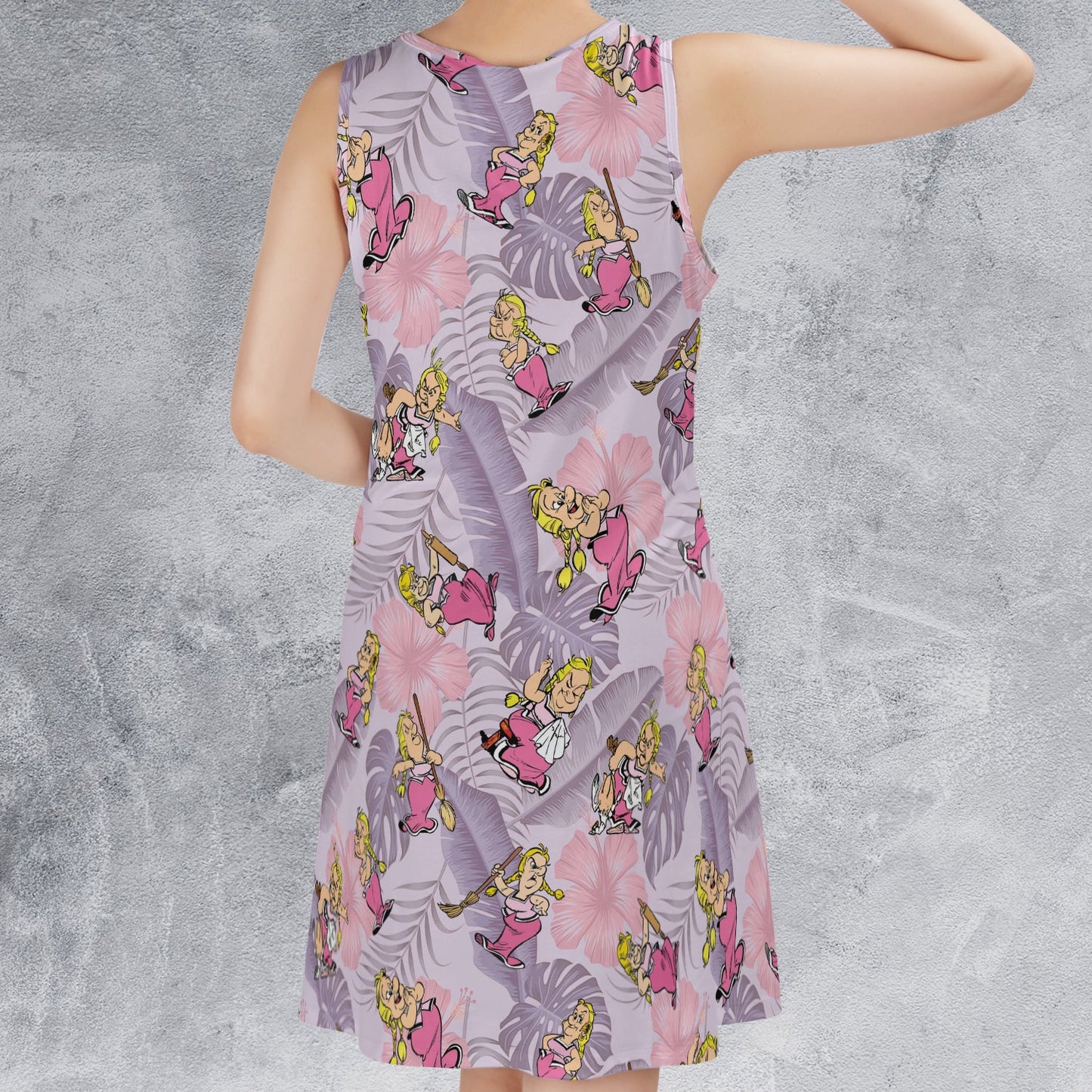 Casual Sleeveless Dress - UZ4L8JC7