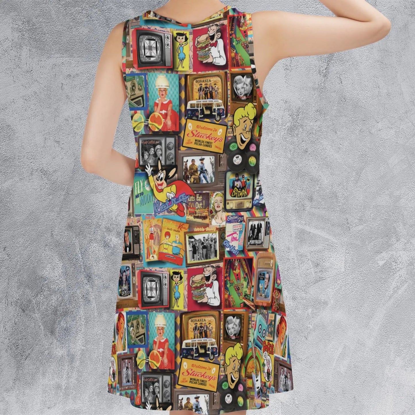 Casual Sleeveless Dress - JS1FZSSJ