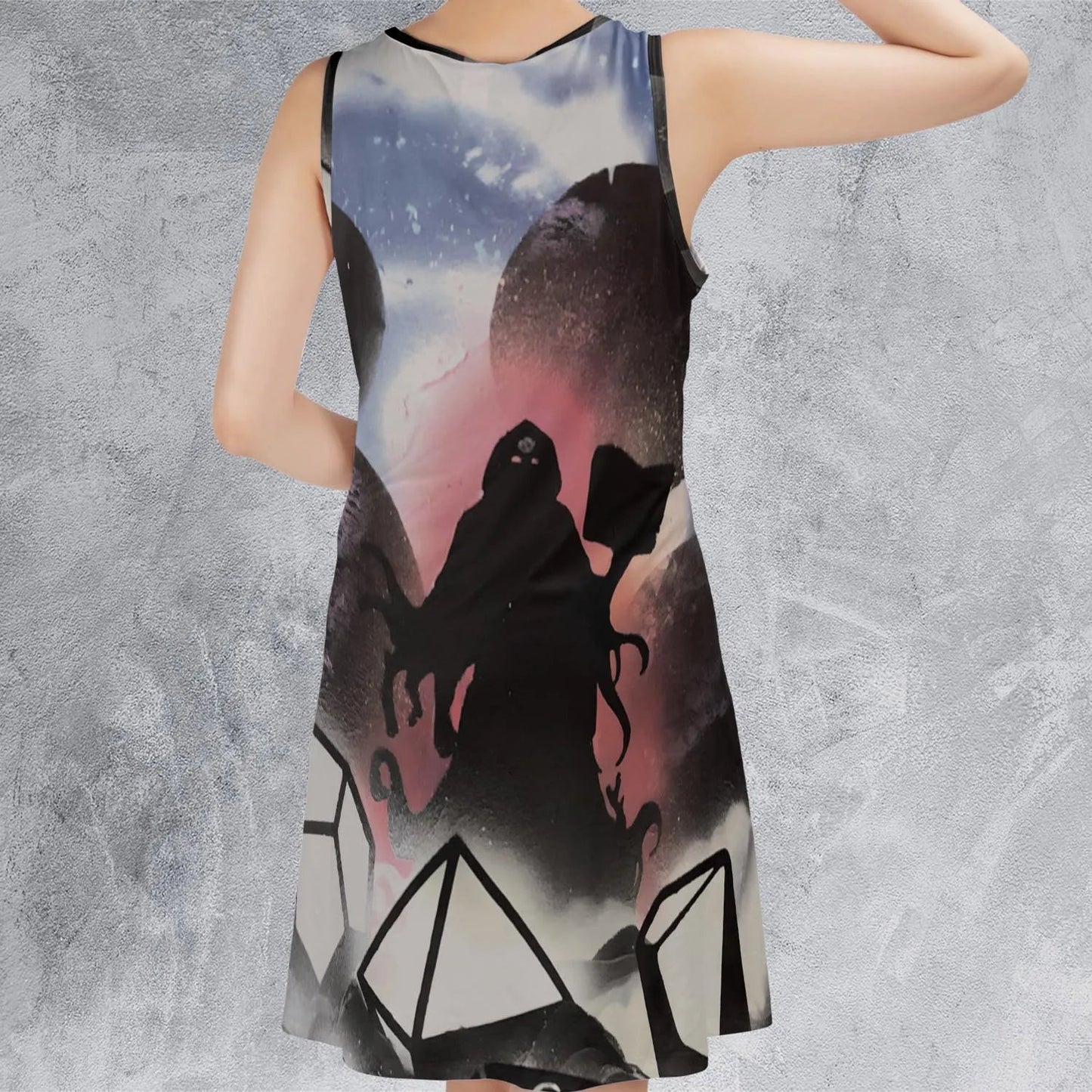 Casual Sleeveless Dress - 3X4LVTBW