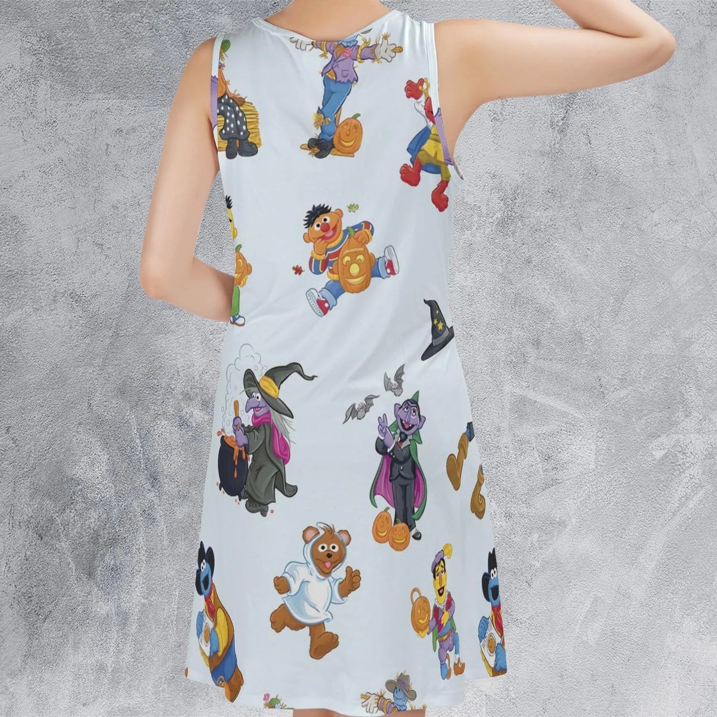 Casual Sleeveless Dress - 1M771TGE