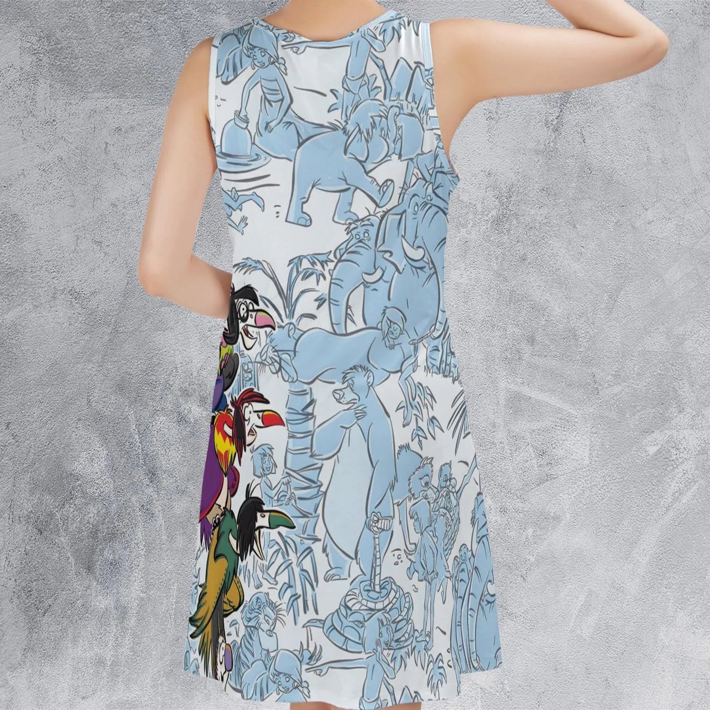 Casual Sleeveless Dress - 5YSNW114