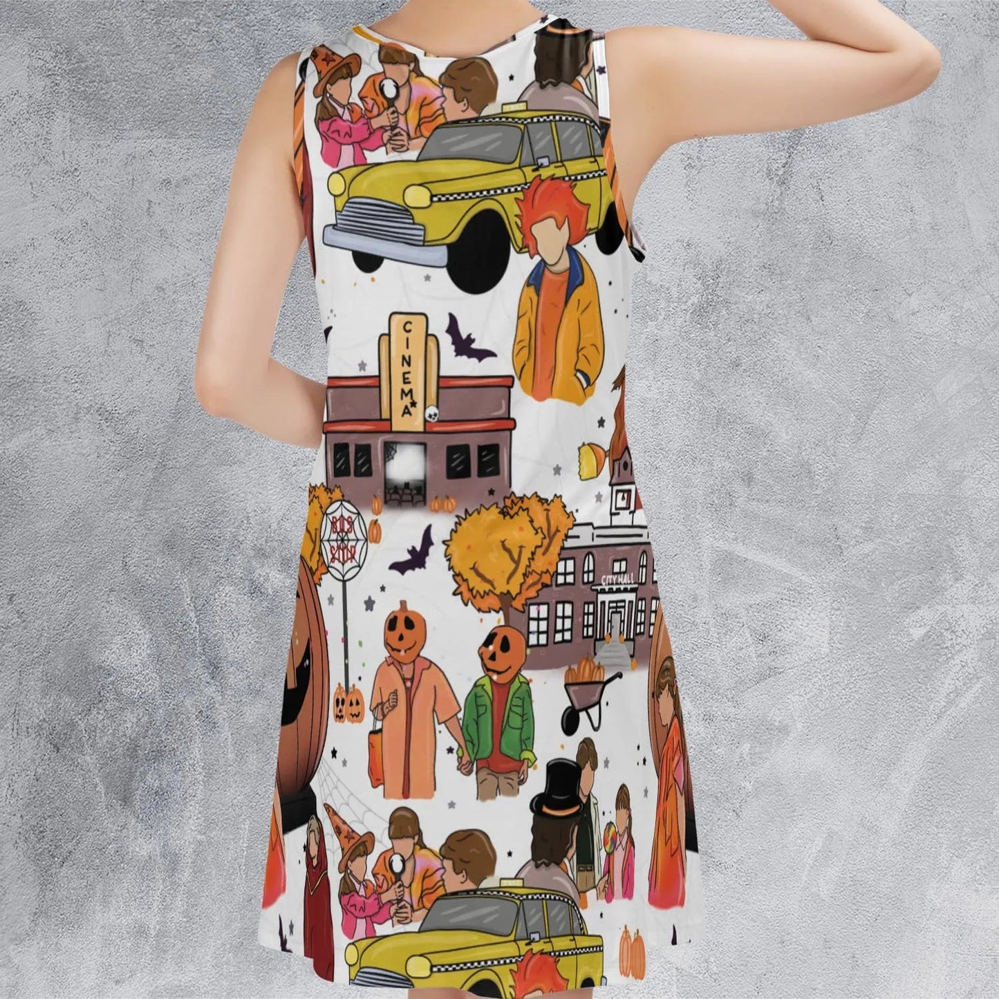 Casual Sleeveless Dress - 1YNCT9BN