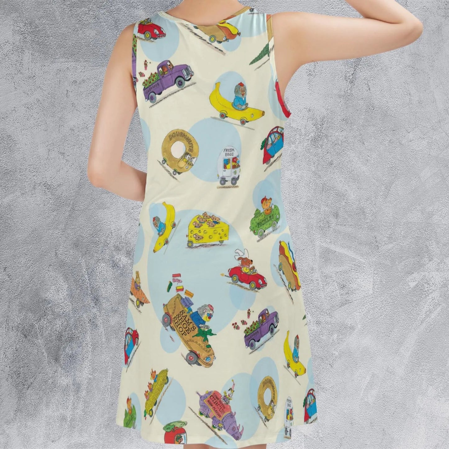 Casual Sleeveless Dress - BU1NGG1H
