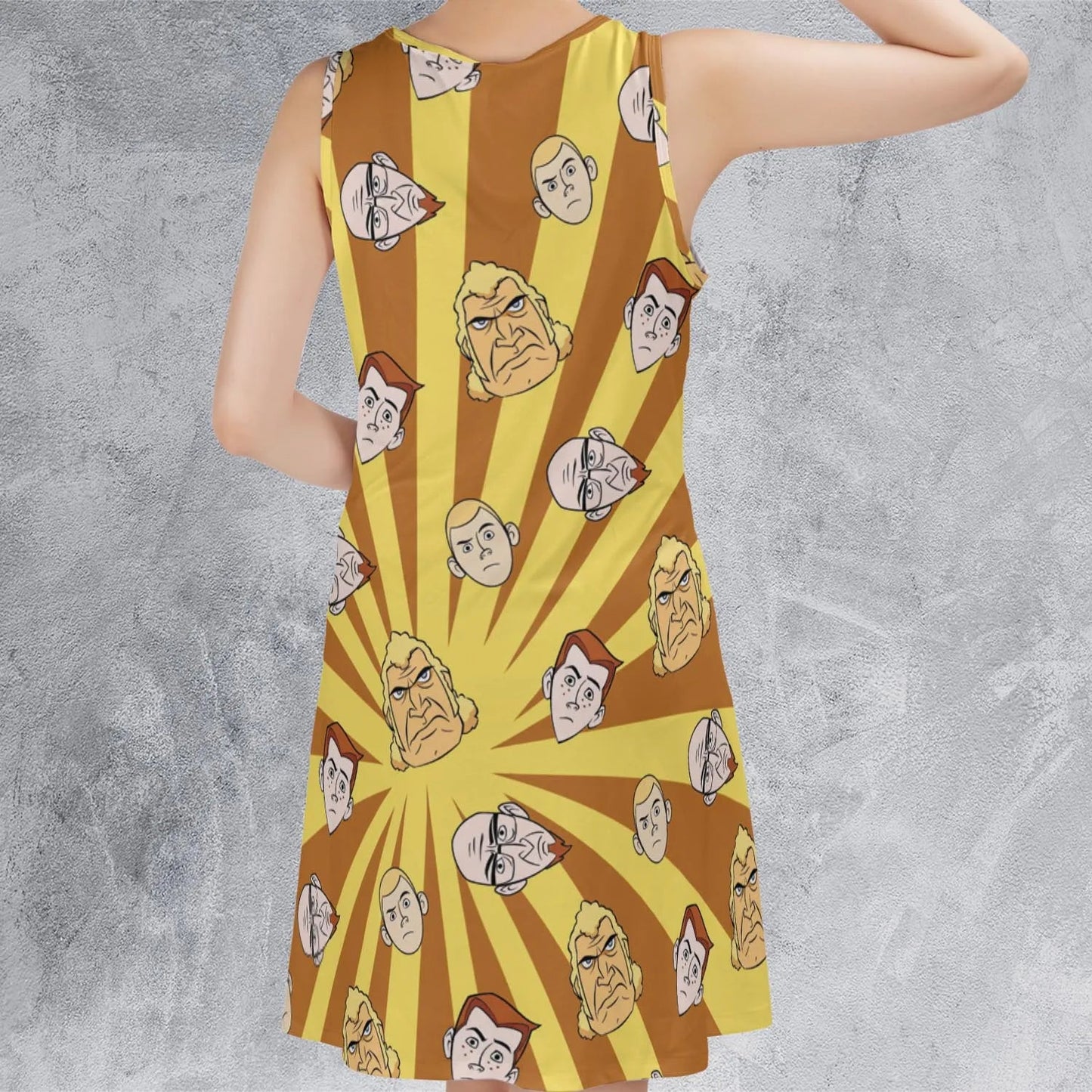 Casual Sleeveless Dress - 9LAM1UQM