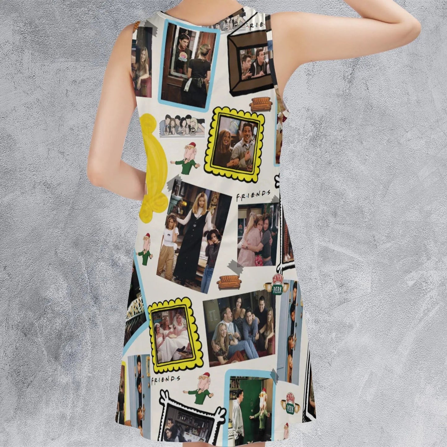 Casual Sleeveless Dress - GJL5G45S