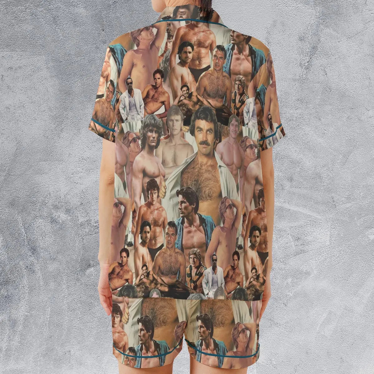 Satin Short-Sleeve Pajamas Set - JALSV1PV